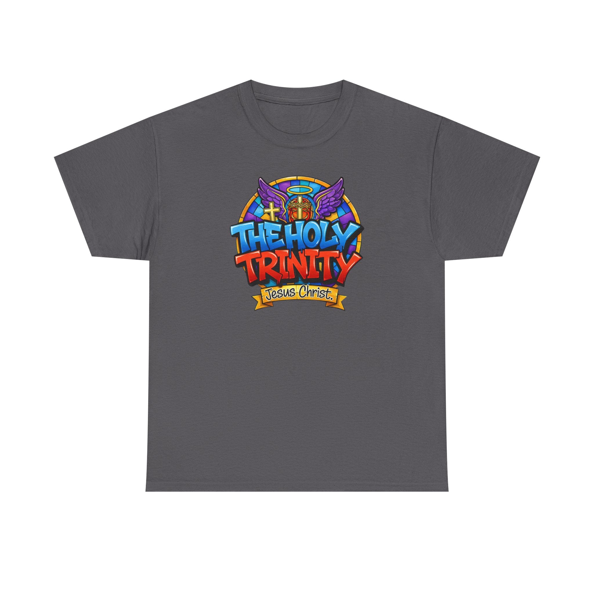 Christian T-Shirt — "The Holy Trinity: Jesus Christ" Colorful Faith Tee