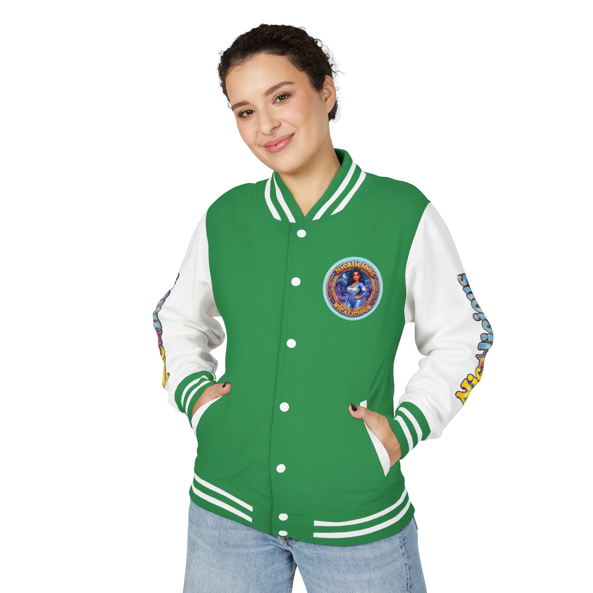 Letterman Jacket — 'Nicalicious' Retro Varsity Jacket