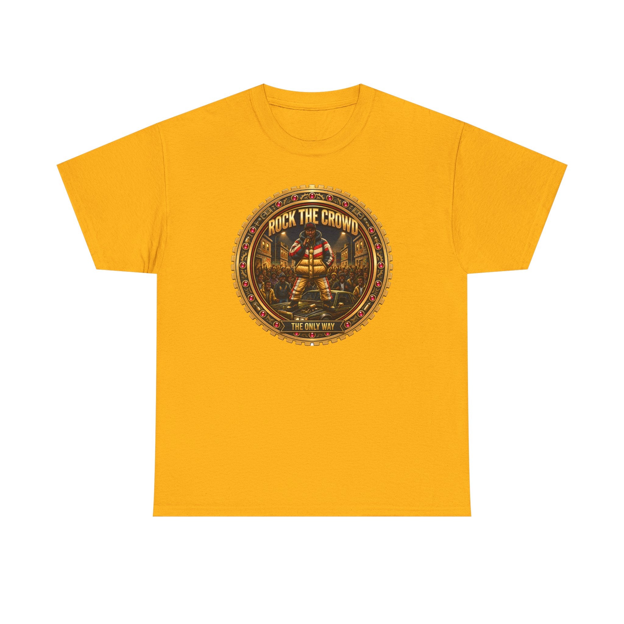 "Rock the Crowd" Tee — Vintage Concert Graphic Shirt