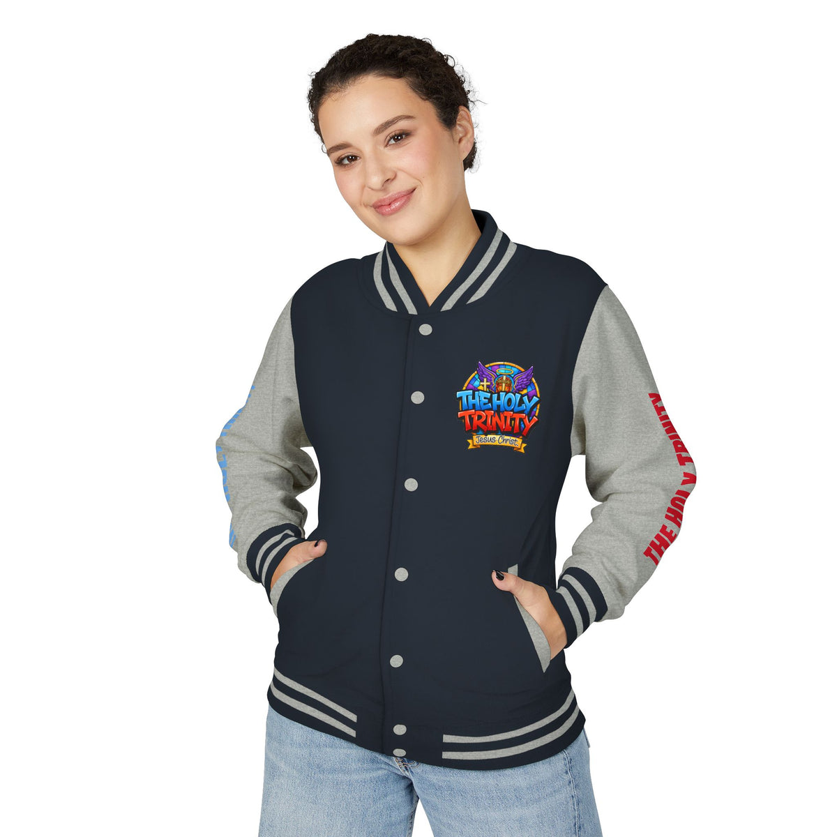 Letterman Jacket — "The Holy Trinity" Christian Varsity Jacket