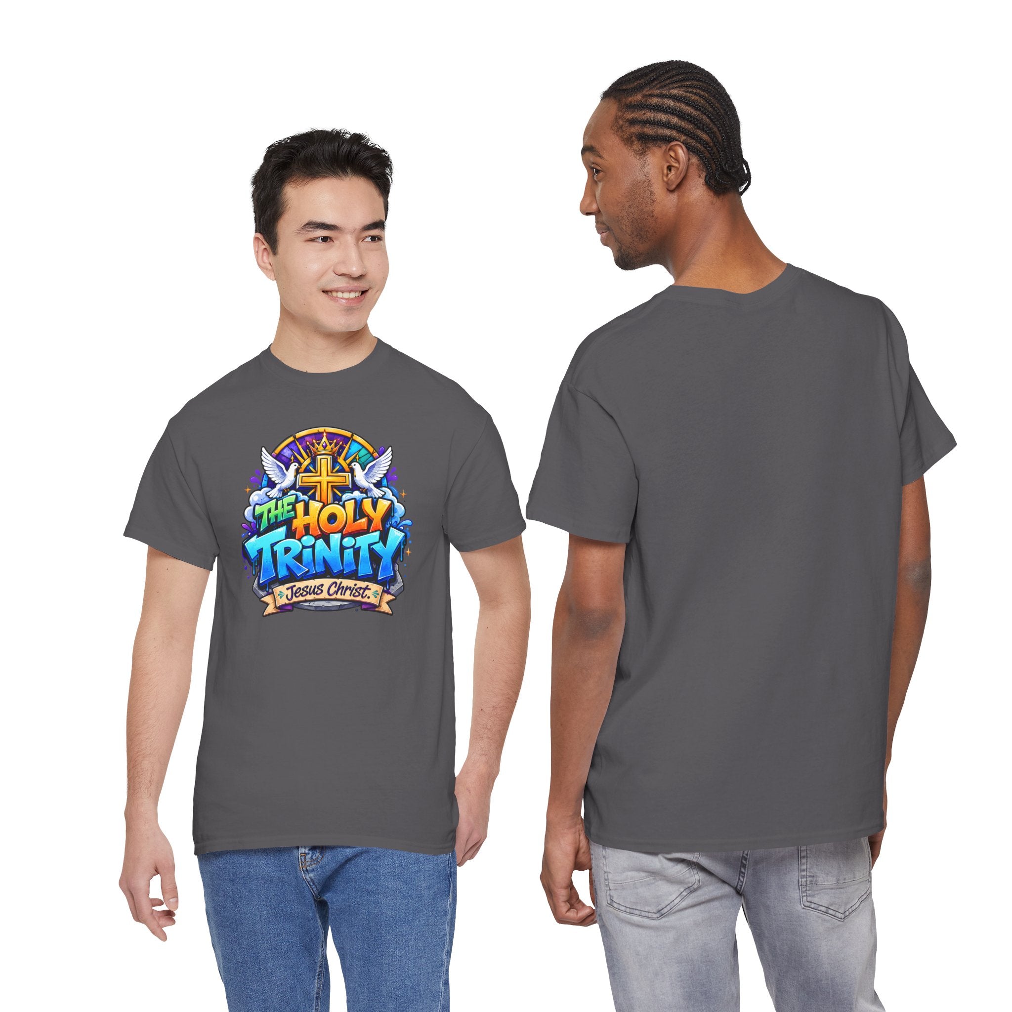 Christian Tee - "The Holy Trinity" Church Youth Graphic T-Shirt