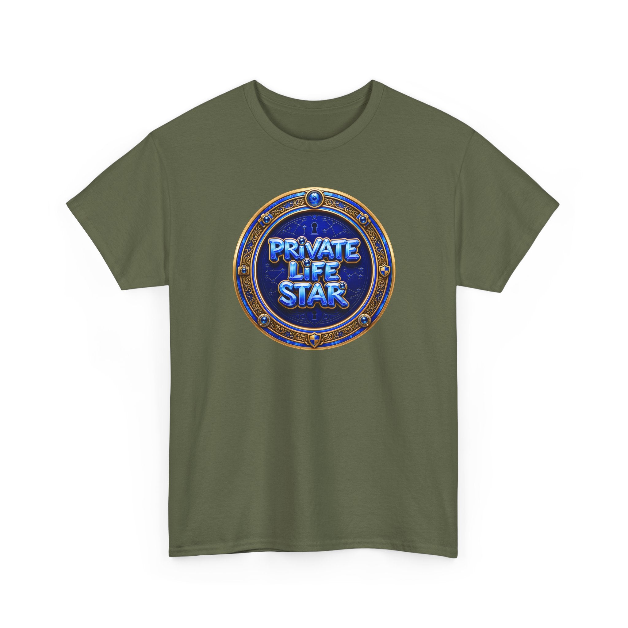 "Private Life Star" T-Shirt — Retro Badge Graphic Tee