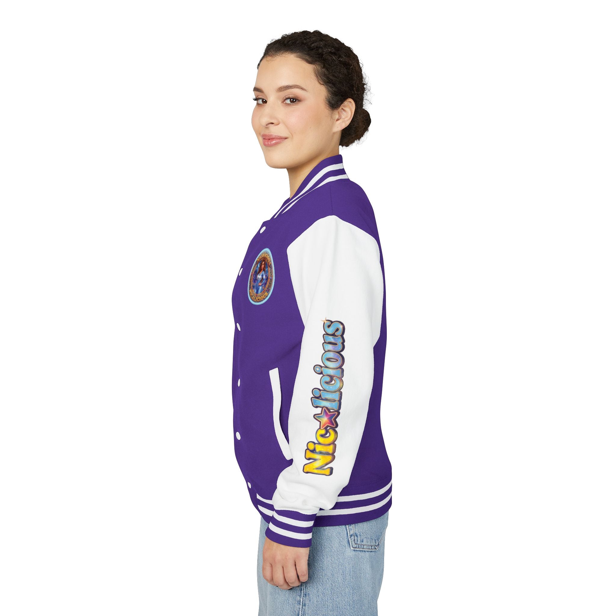 "Nicalicious" Letterman Jacket — Retro Varsity Jacket