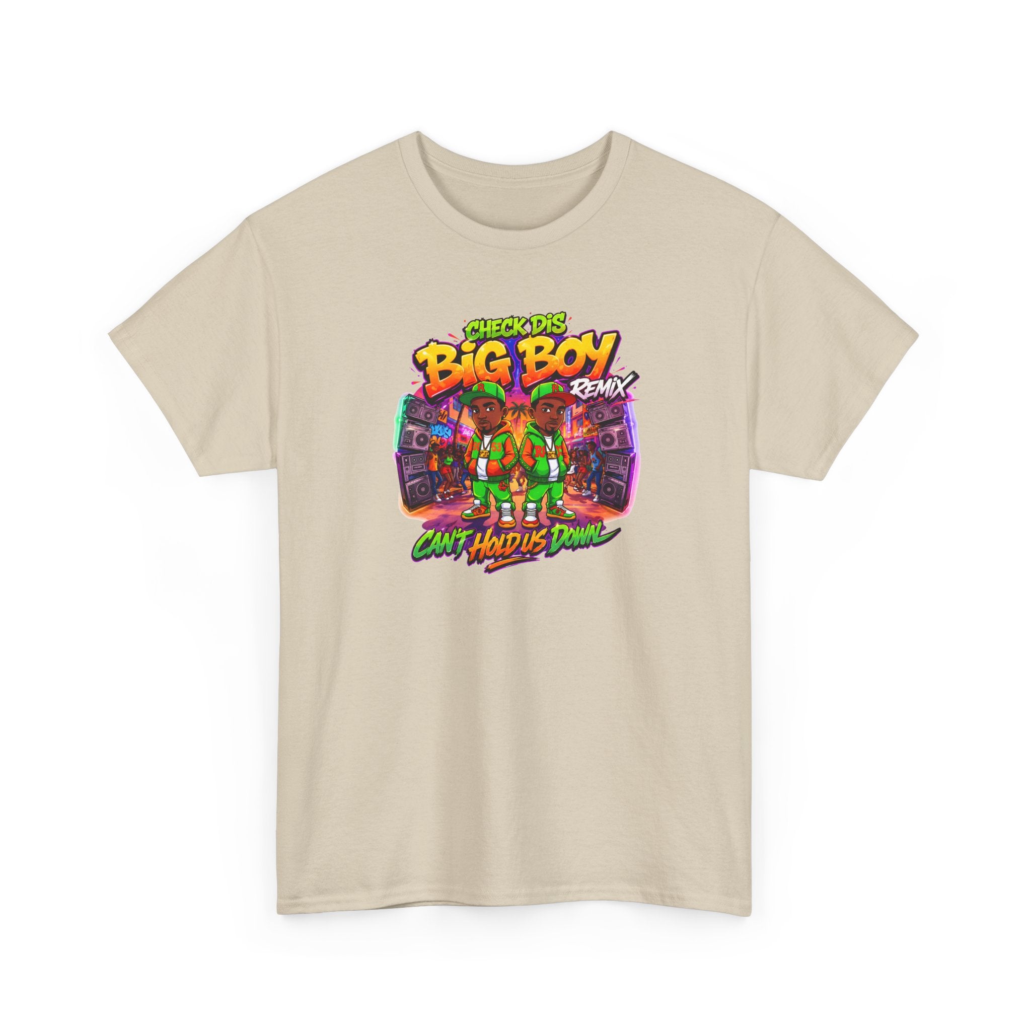 T-Shirt — " Check Dis Big Boy Remix" Retro Arcade Graphic Tee