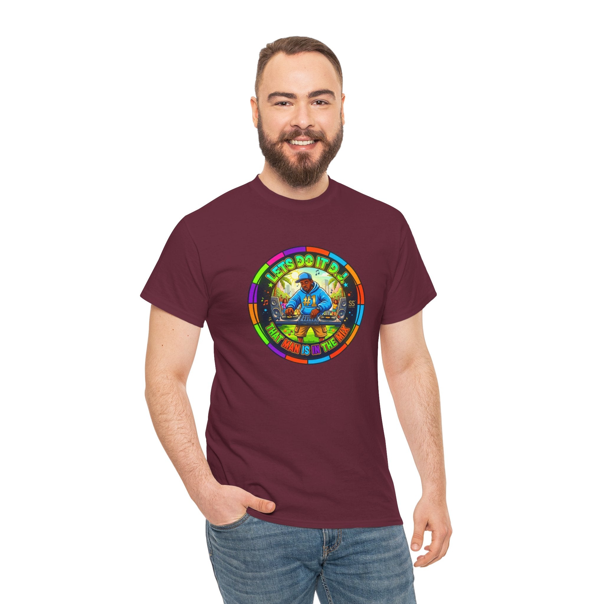 T-Shirt — "Let's Do It Dj!" Retro Camper Road Trip Graphic Tee
