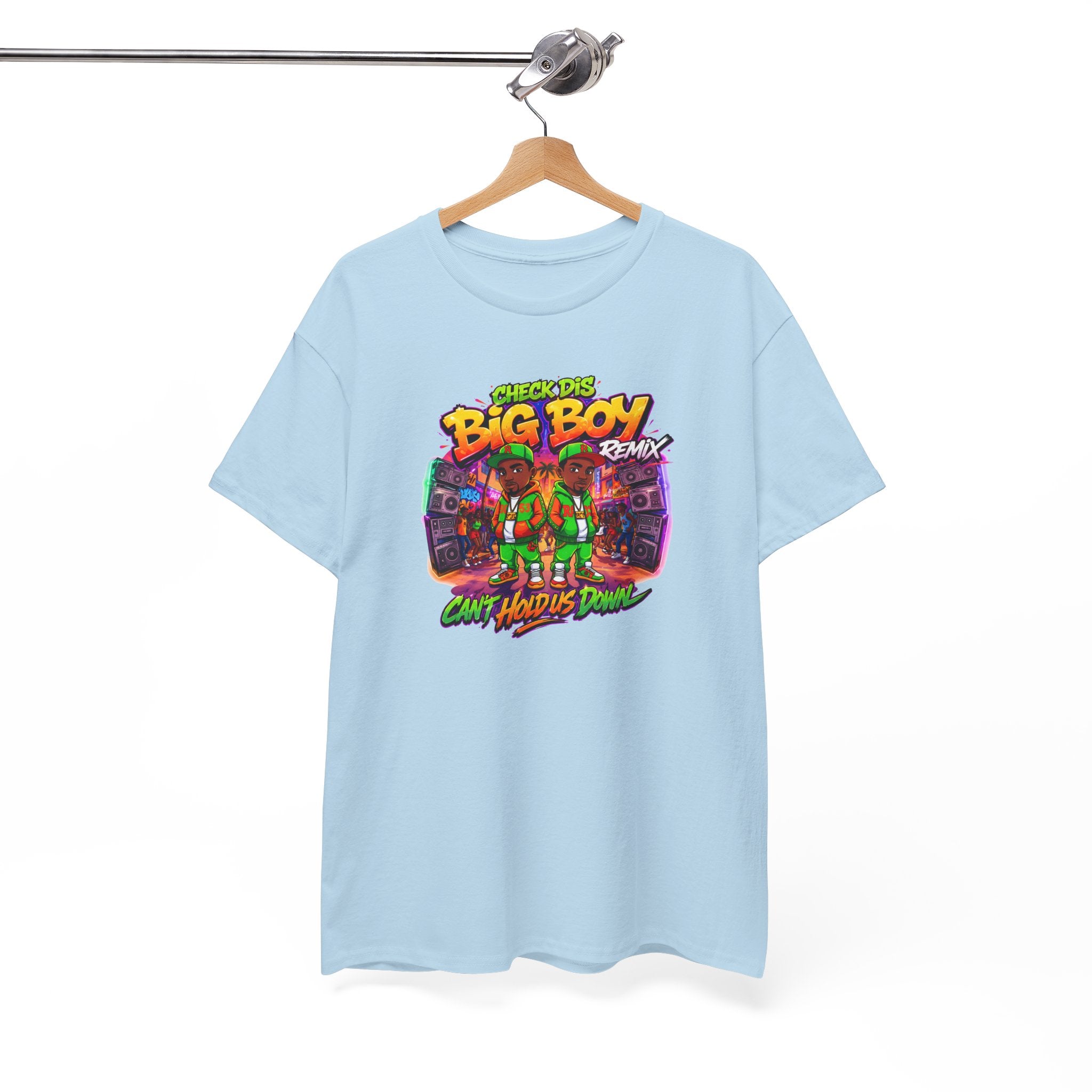 T-Shirt — " Check Dis Big Boy Remix" Retro Arcade Graphic Tee
