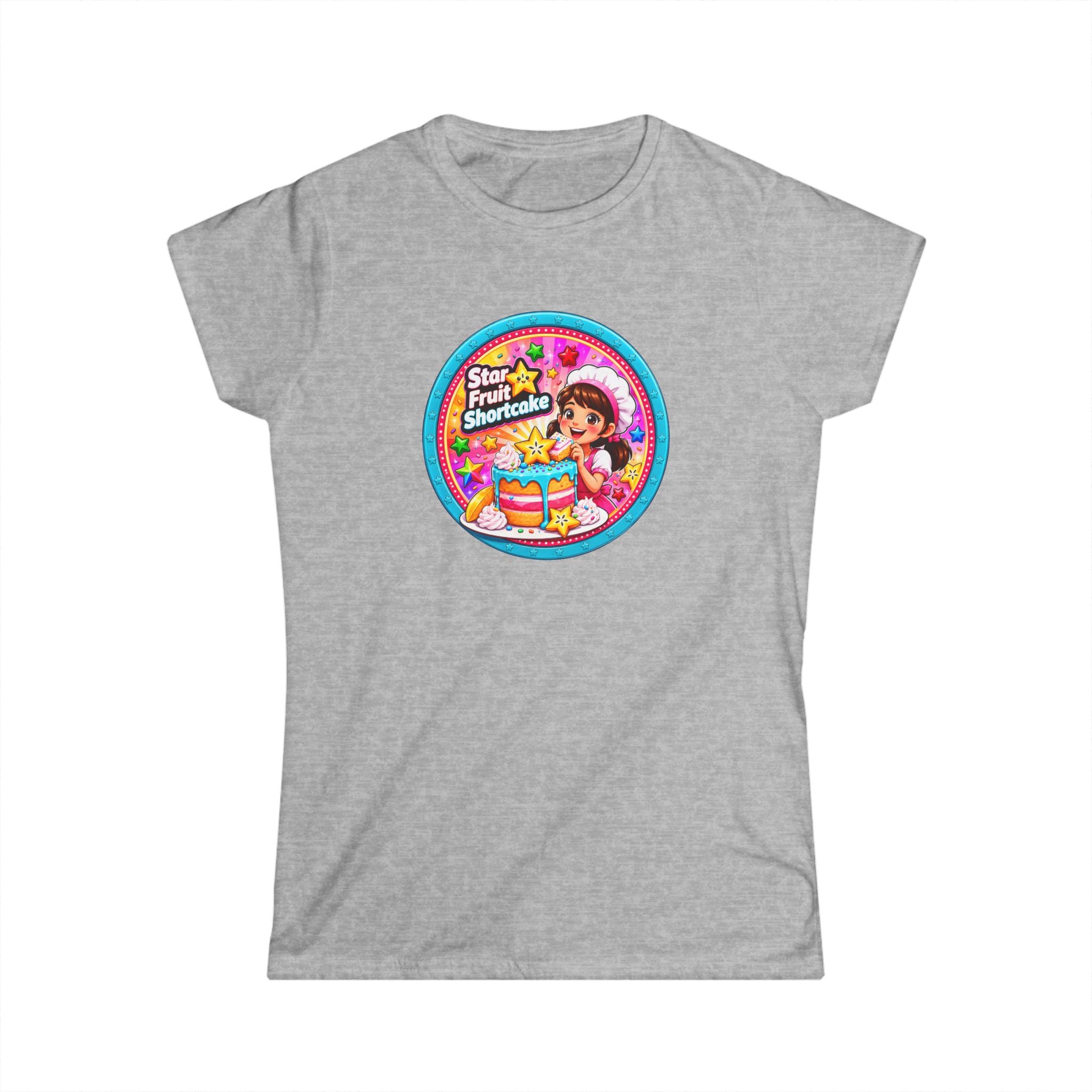 "Fruit Shortcake" Graphic Tee —  Retro Circle Design