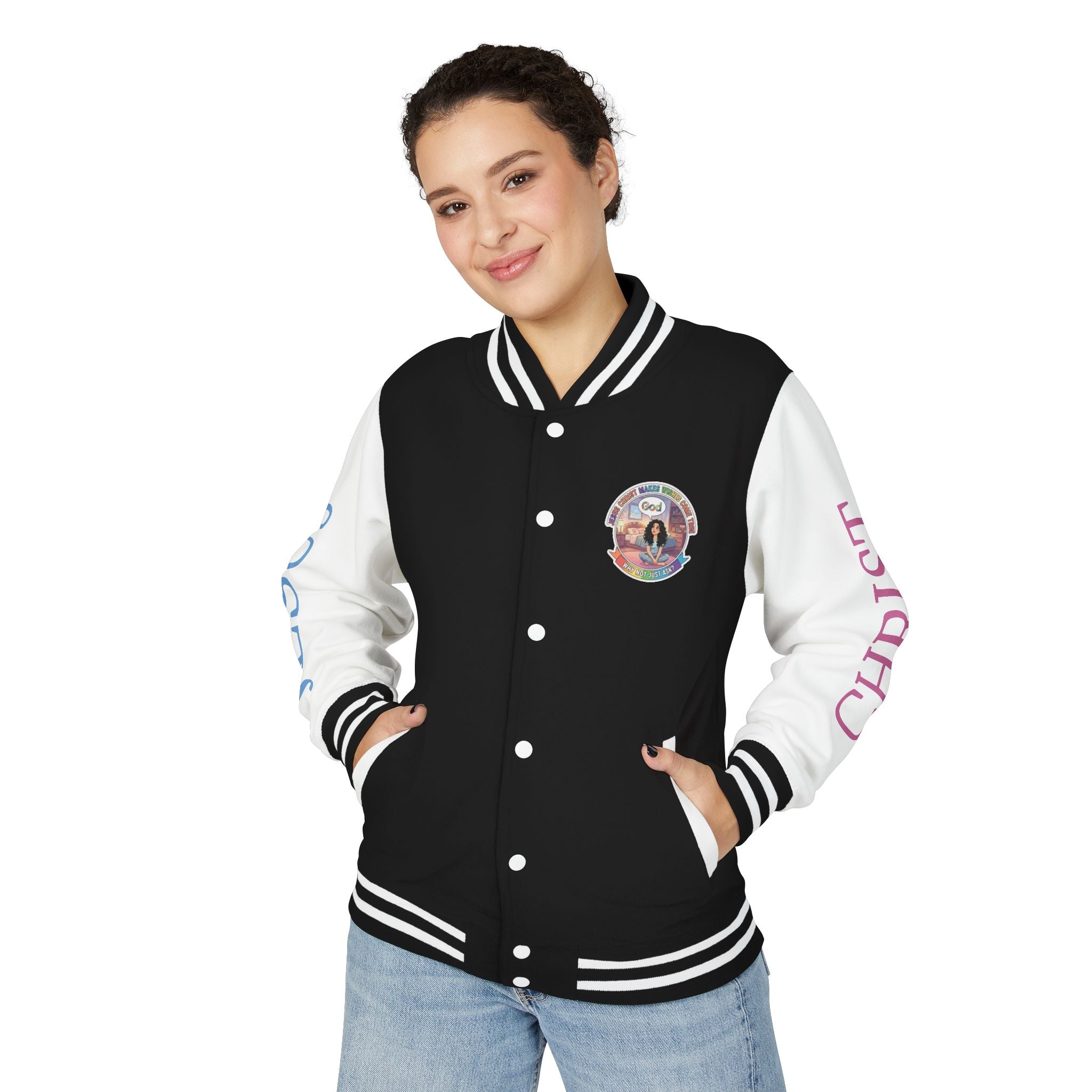 Spiritual Soul Seeker – "Why not just ask"  — Retro Gamer Club Varsity Jacket