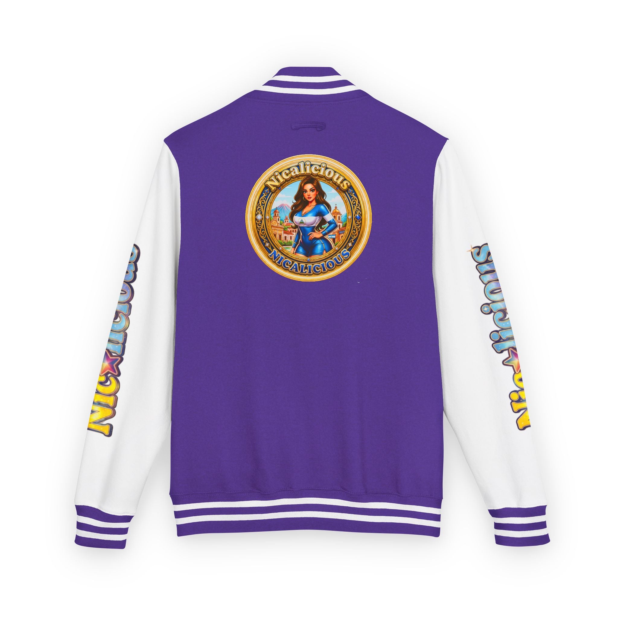 Letterman Jacket — 'Nicalicious' Retro Varsity Bomber