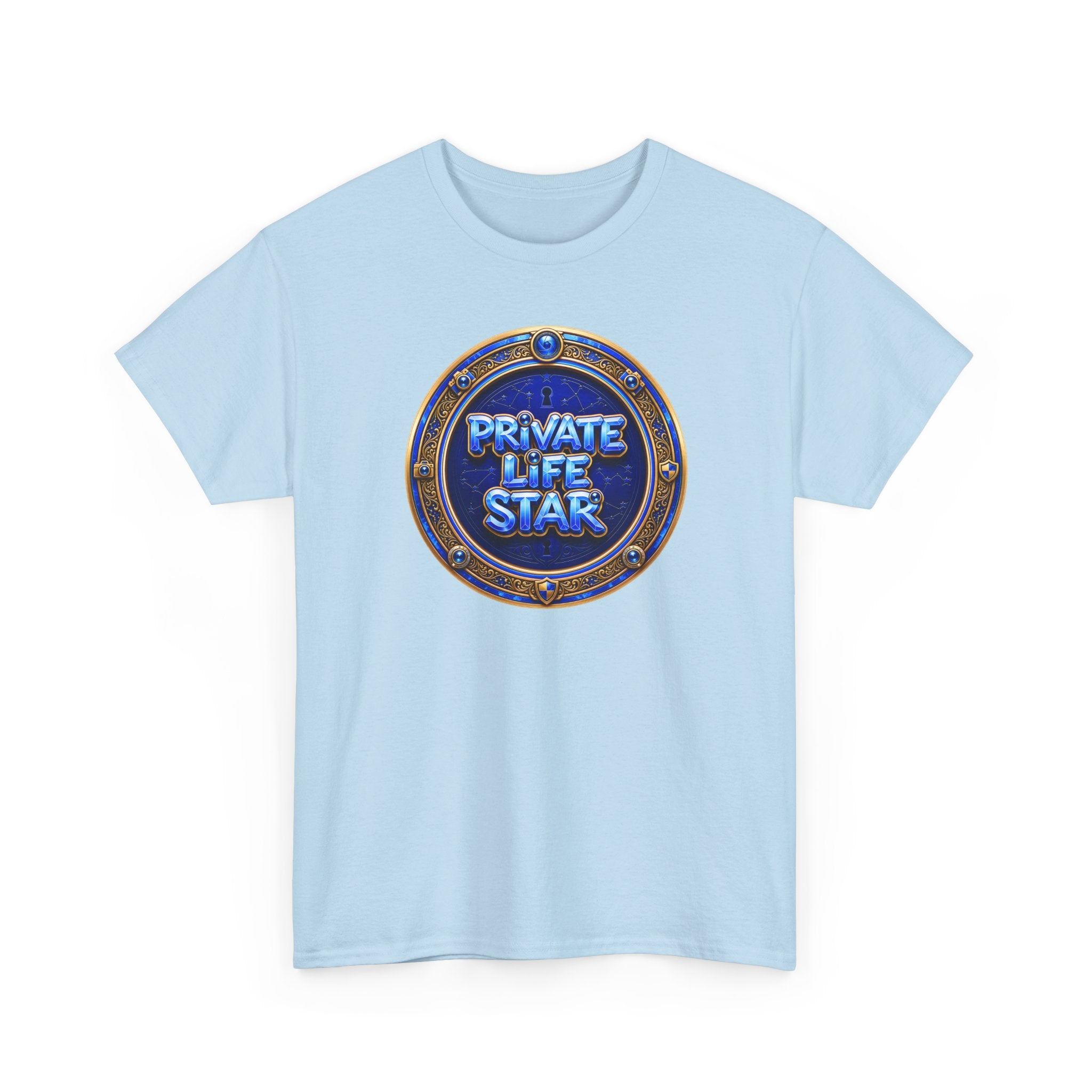 "Private Life Star" T-Shirt — Retro Badge Graphic Tee