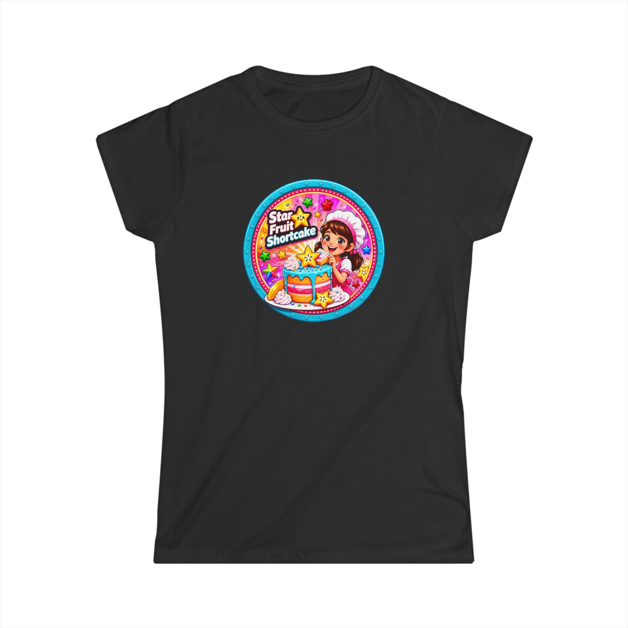 "Fruit Shortcake" Graphic Tee —  Retro Circle Design