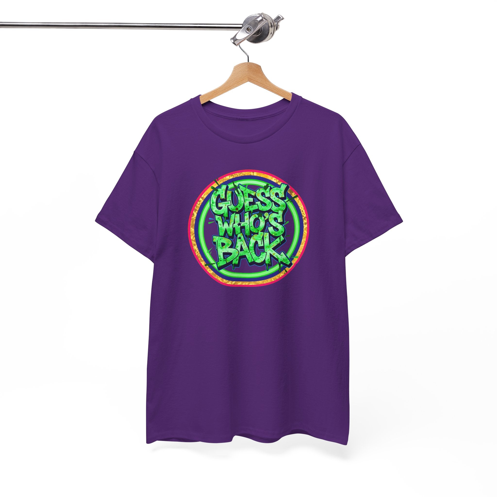 T-Shirt — "Guess Who's Back" Retro Graffiti Tee