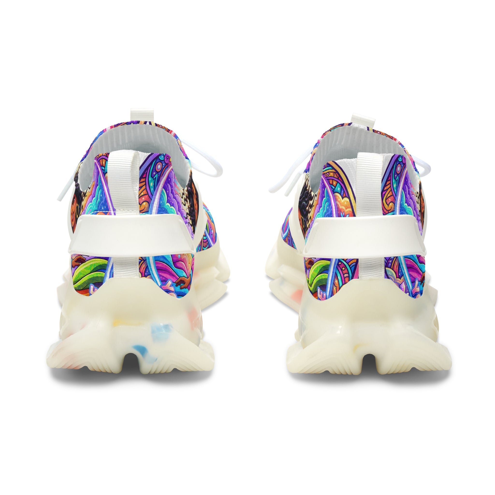 Women's Mesh Sneakers — Colorful Boho Goddess Athletic Shoes