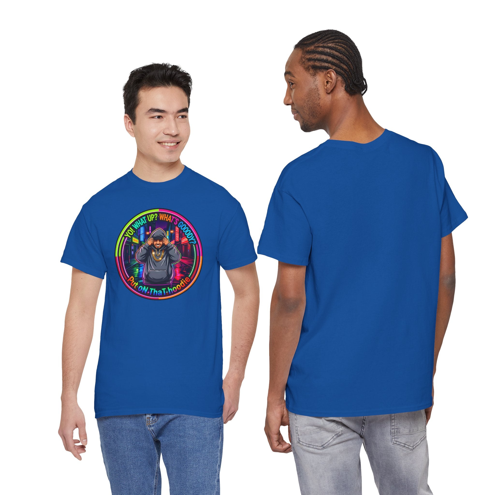 Men's T-Shirt Graphic- "Yo! What's up?  What's Goooody?"