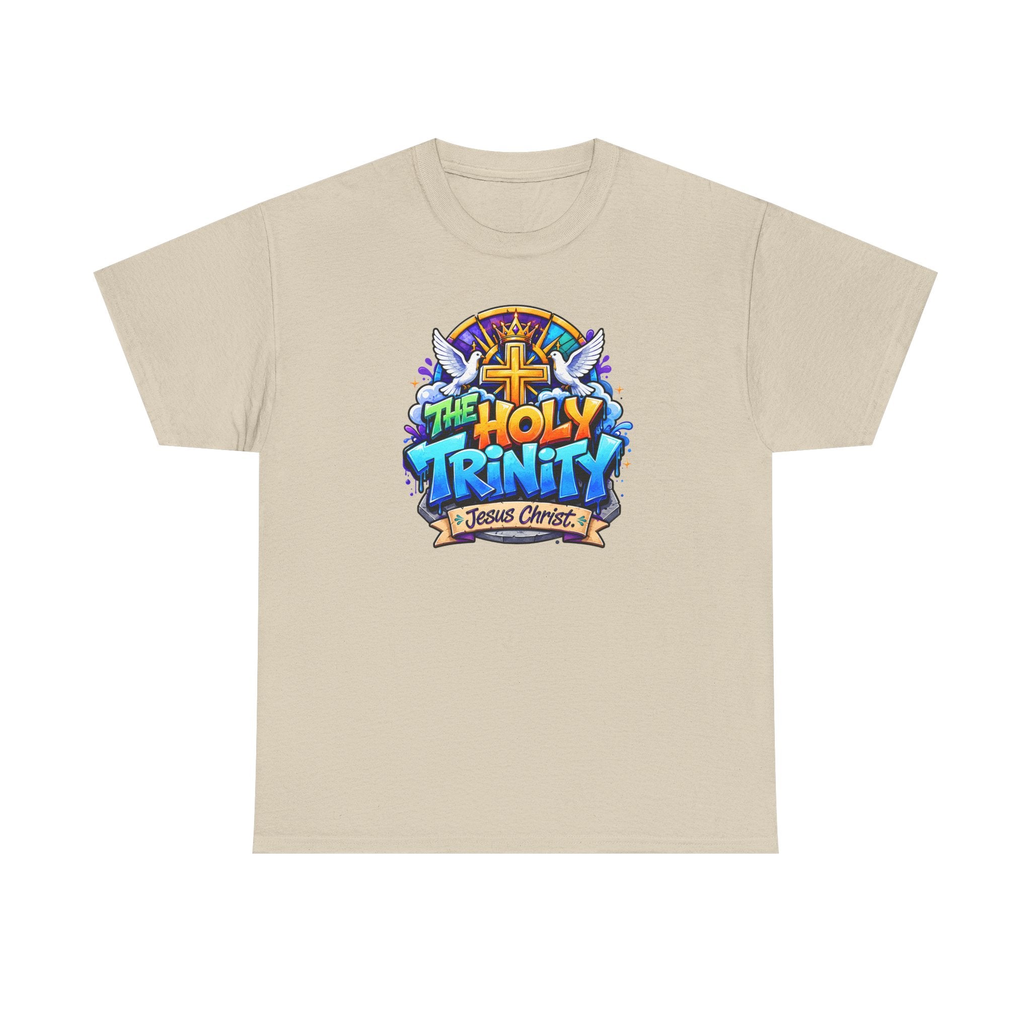 Christian Tee - "The Holy Trinity" Church Youth Graphic T-Shirt