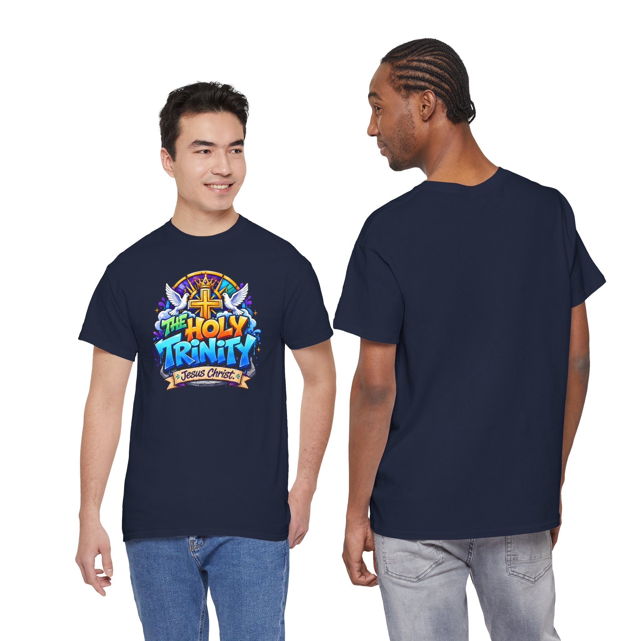Christian Tee - "The Holy Trinity" Church Youth Graphic T-Shirt