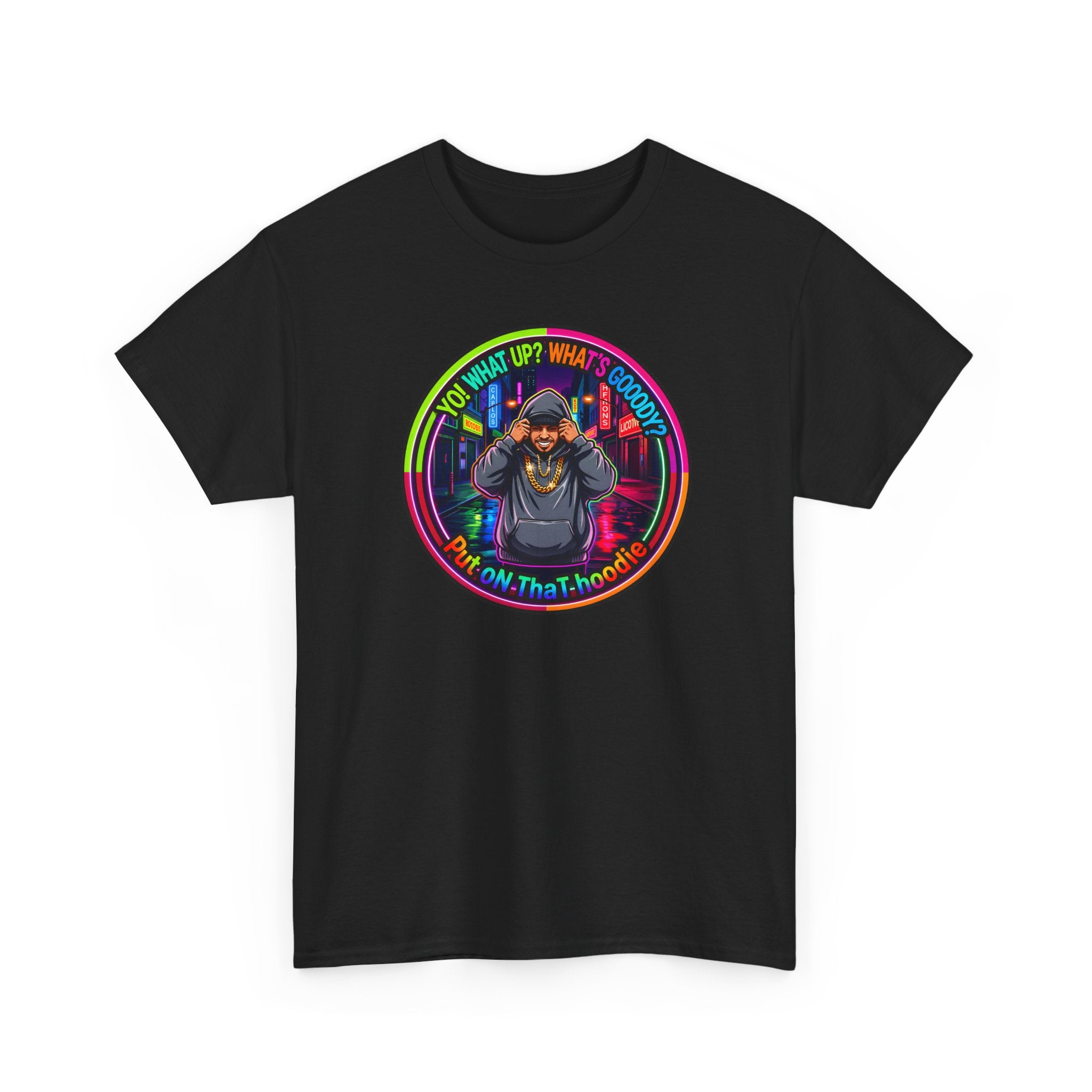 Men's T-Shirt Graphic- "Yo! What's up?  What's Goooody?"