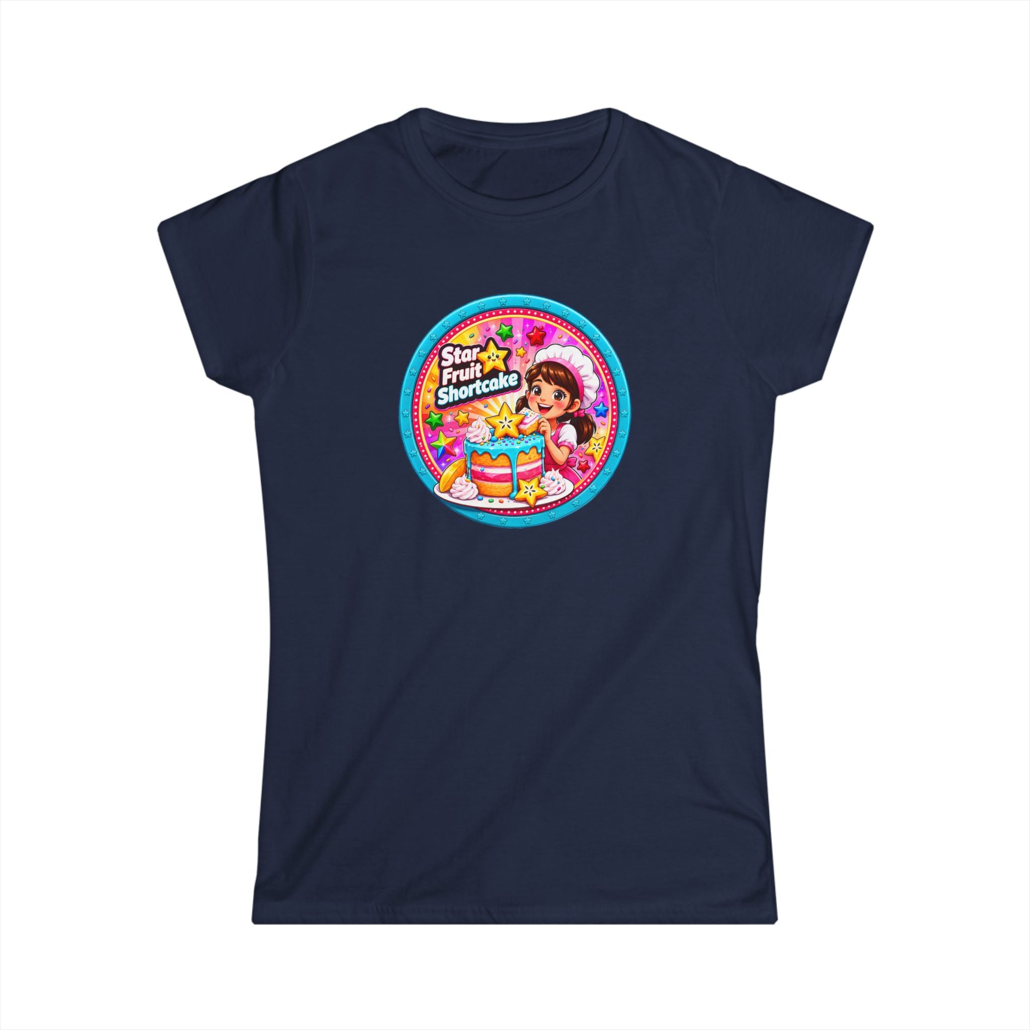 "Fruit Shortcake" Graphic Tee —  Retro Circle Design