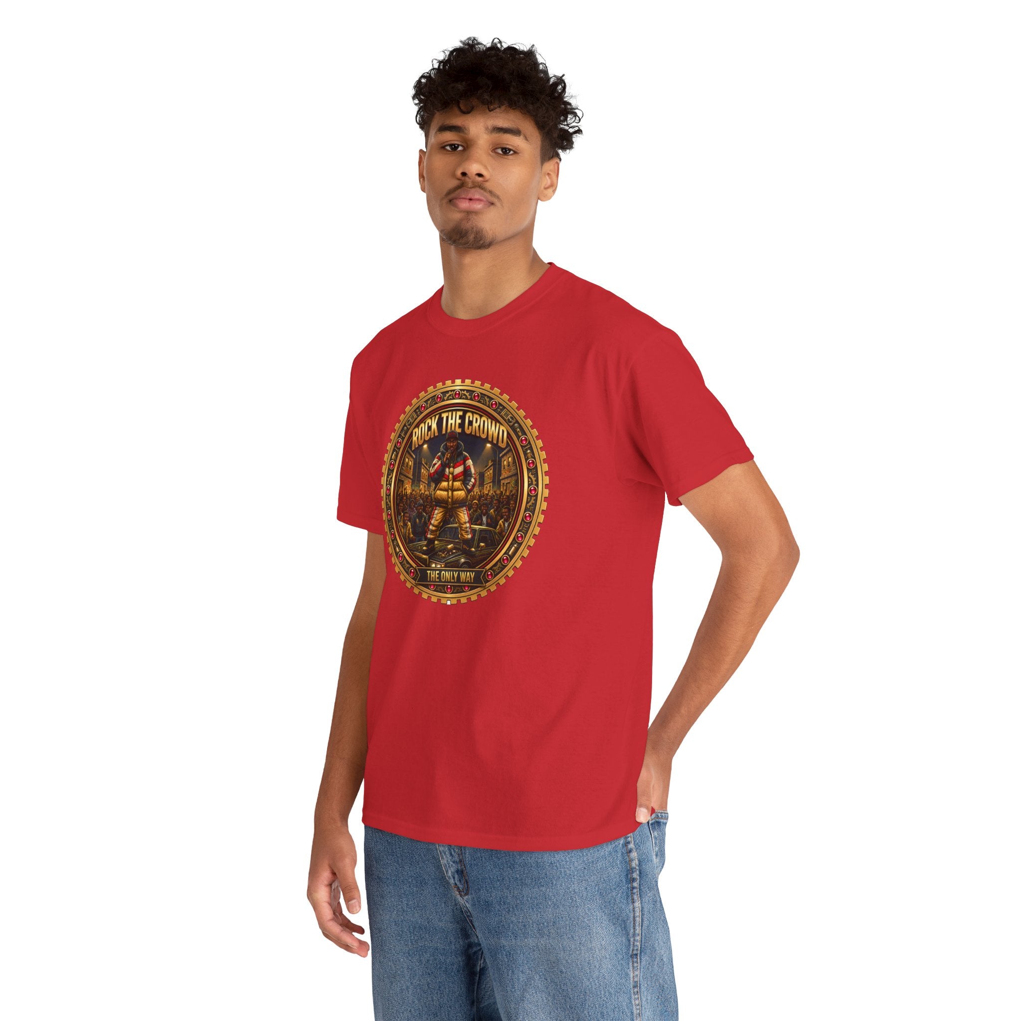 "Rock the Crowd" Tee — Vintage Concert Graphic Shirt