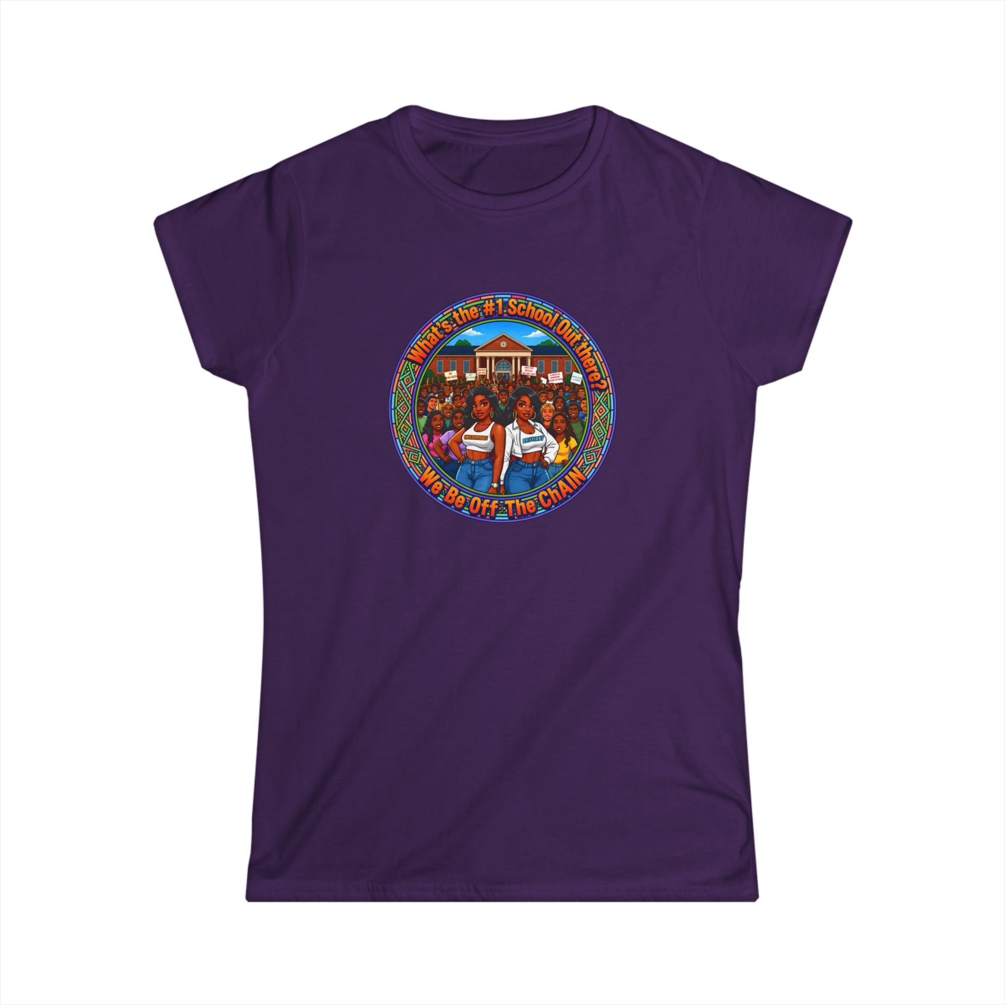 Women's Tee — Retro Graphic "What's The#1SchoolOutThere" Summer Vacation Shirt