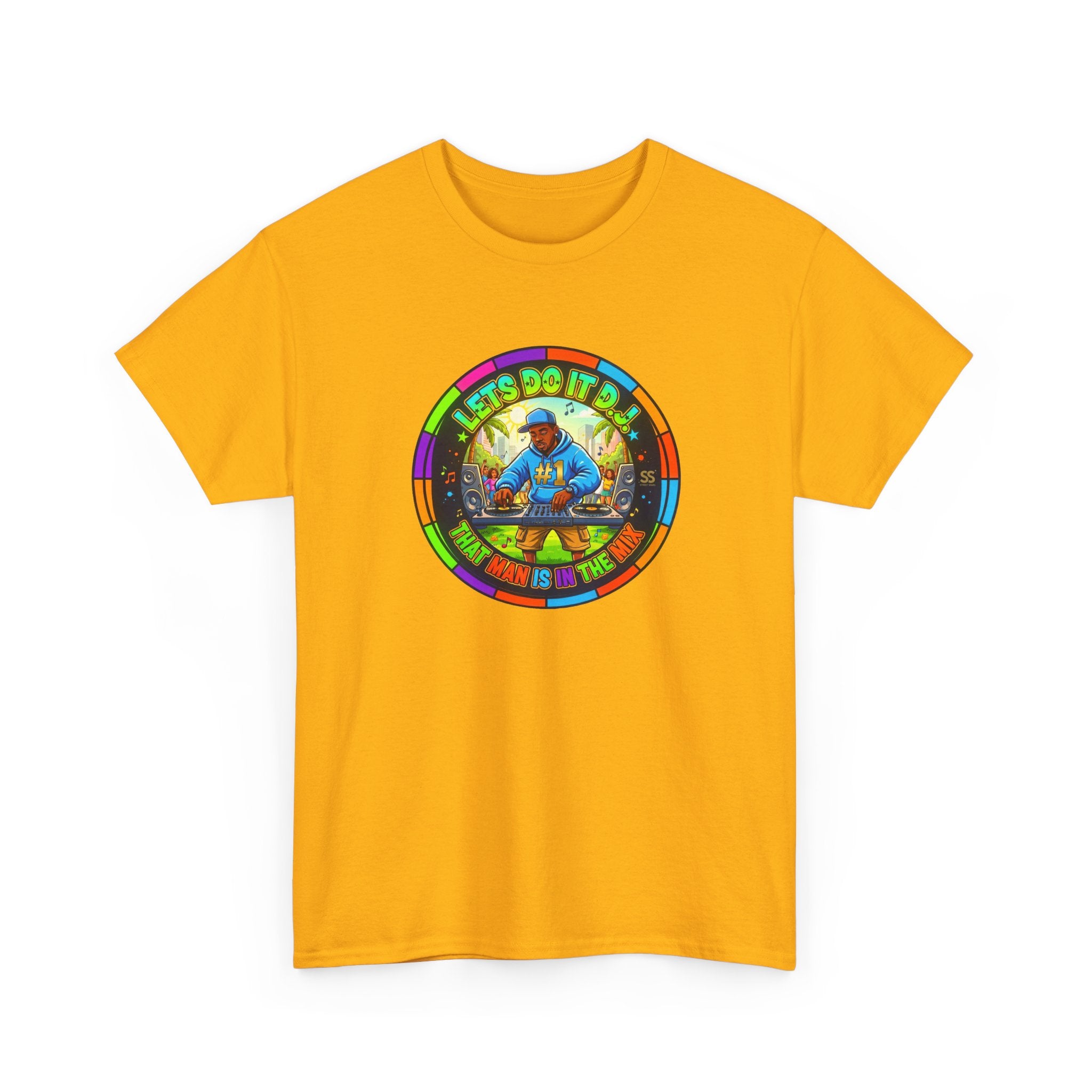 T-Shirt — "Let's Do It Dj!" Retro Camper Road Trip Graphic Tee