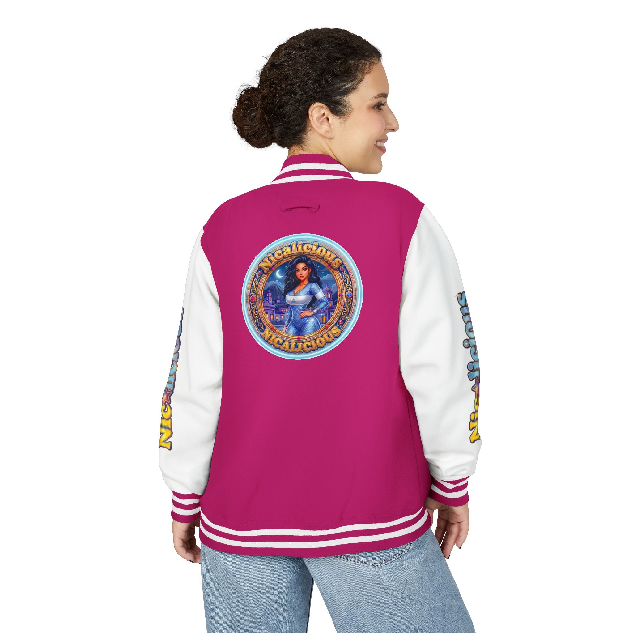 Letterman Jacket — 'Nicalicious' Retro Varsity Jacket