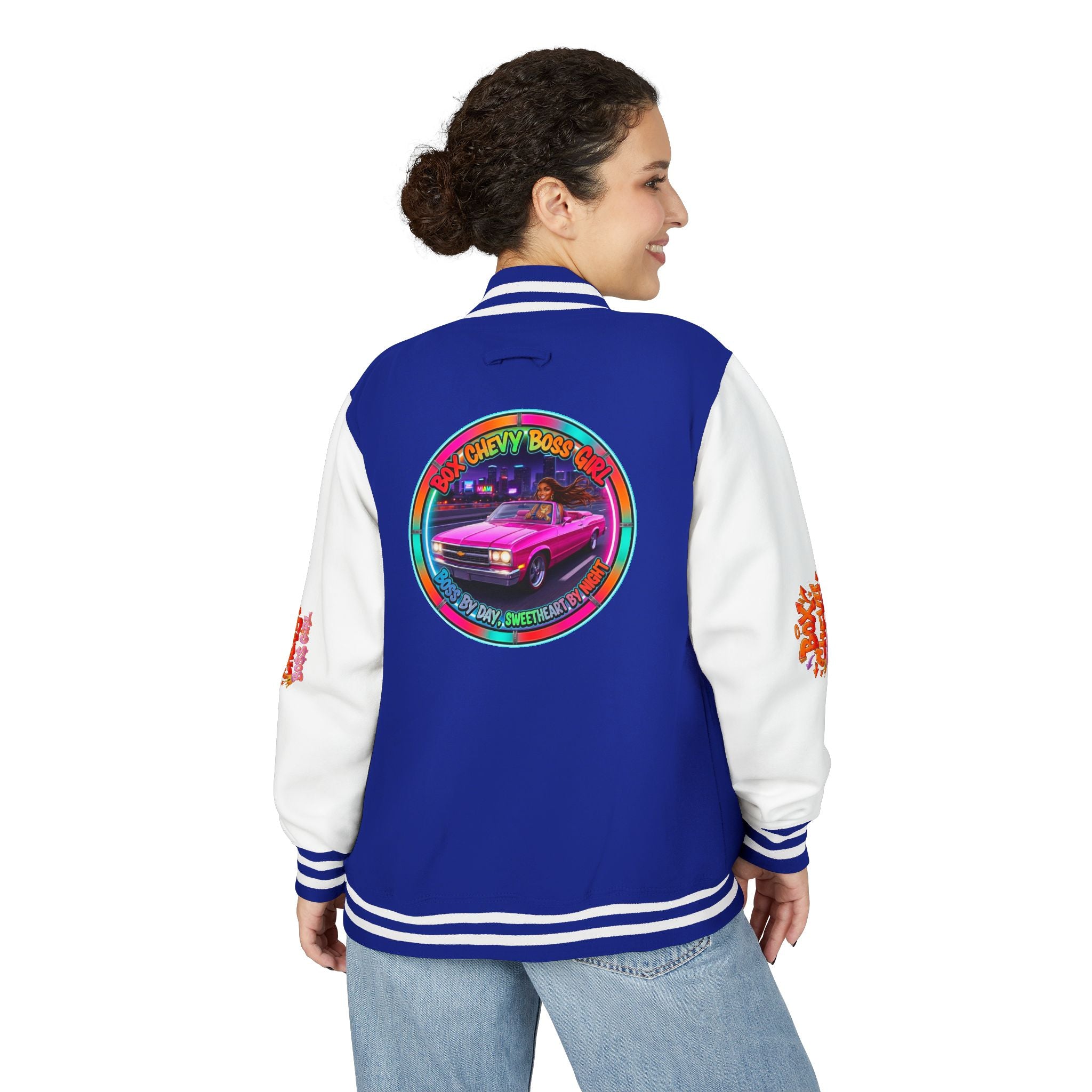 Letterman Jacket "Box Chevy Boss Girl"