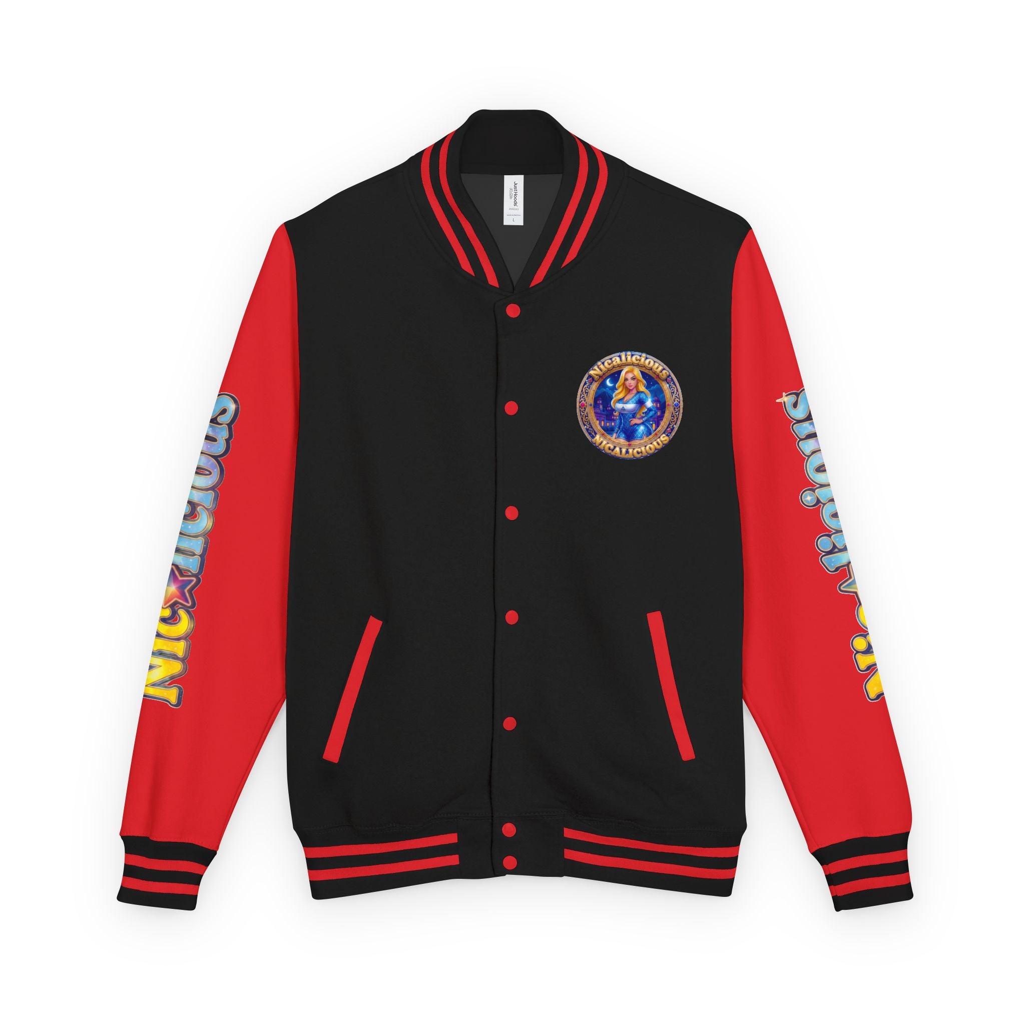 Letterman Jacket — "Nicalicious" Retro Crest Varsity Jacket