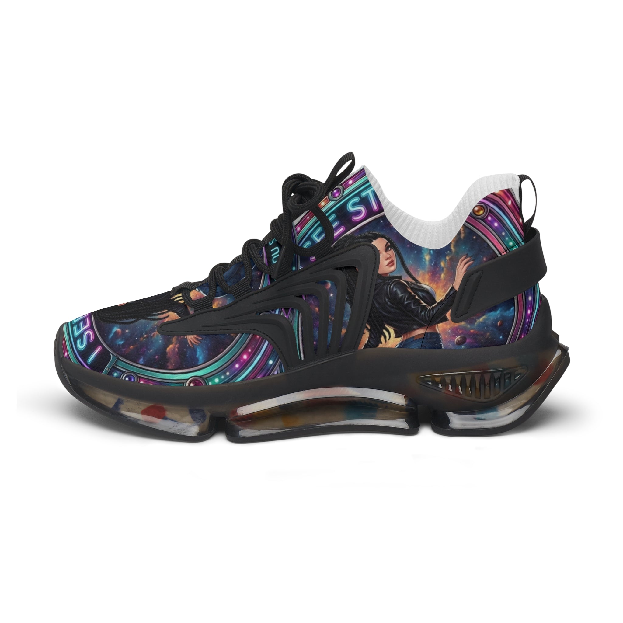 Women's Mesh Sneakers — Galaxy 'I See Stars' Athletic Shoes
