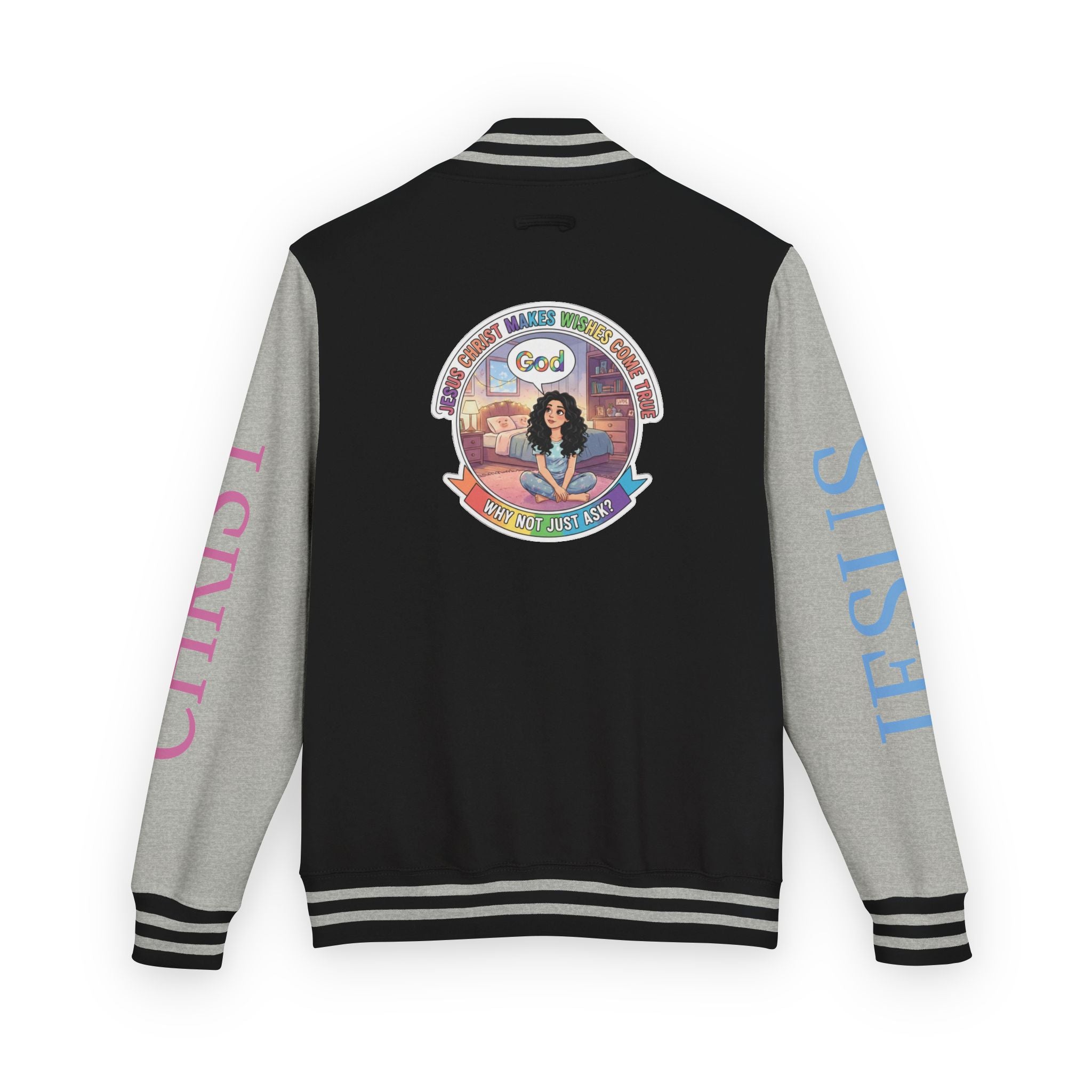 Spiritual Soul Seeker – "Why not just ask"  — Retro Gamer Club Varsity Jacket