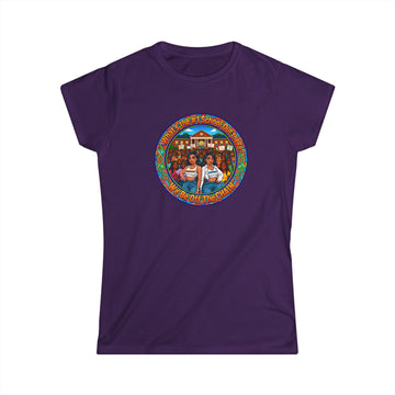 Women's Tee — Vintage Camper Sisters Graphic "What's The#1 School Out There"