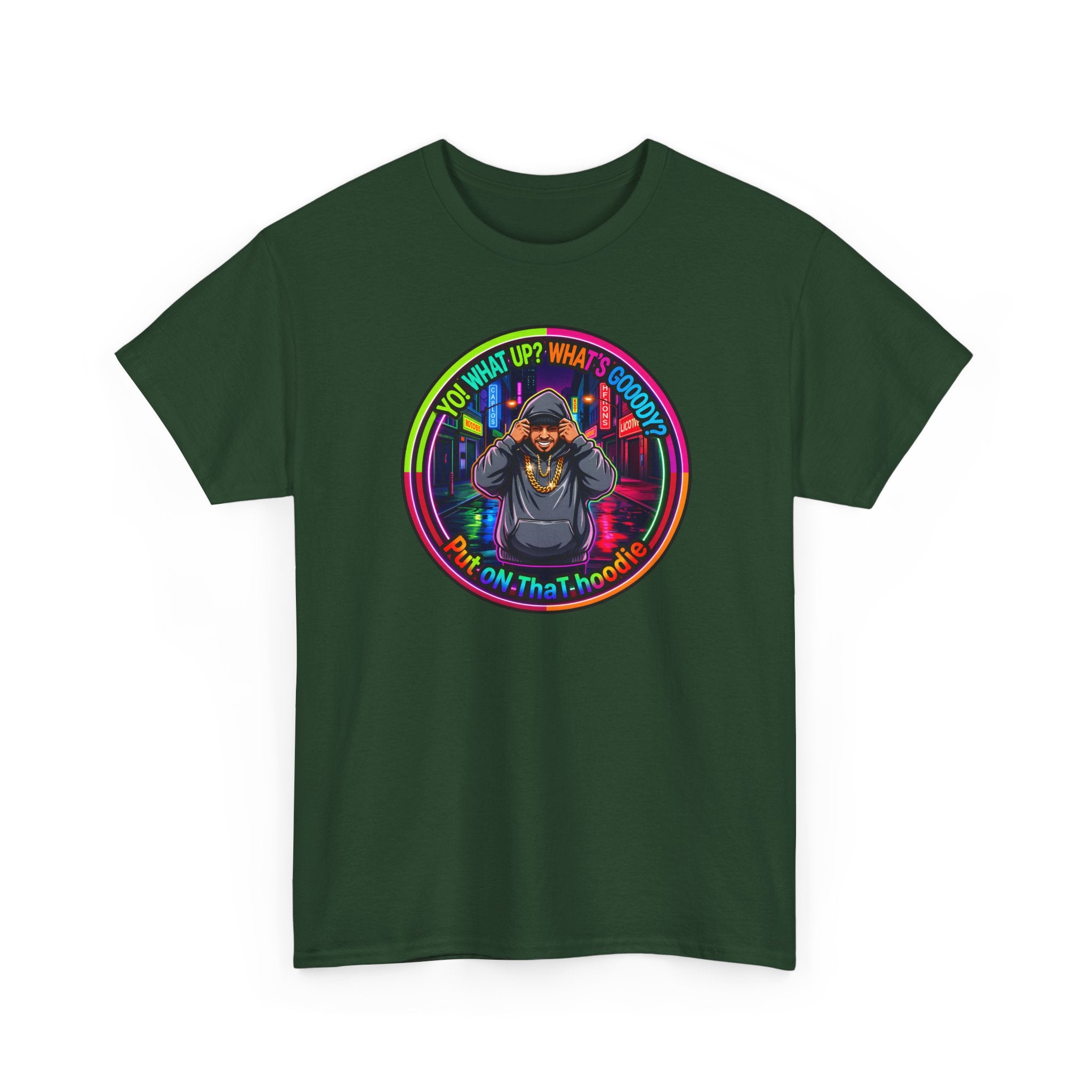 Men's T-Shirt Graphic- "Yo! What's up?  What's Goooody?"