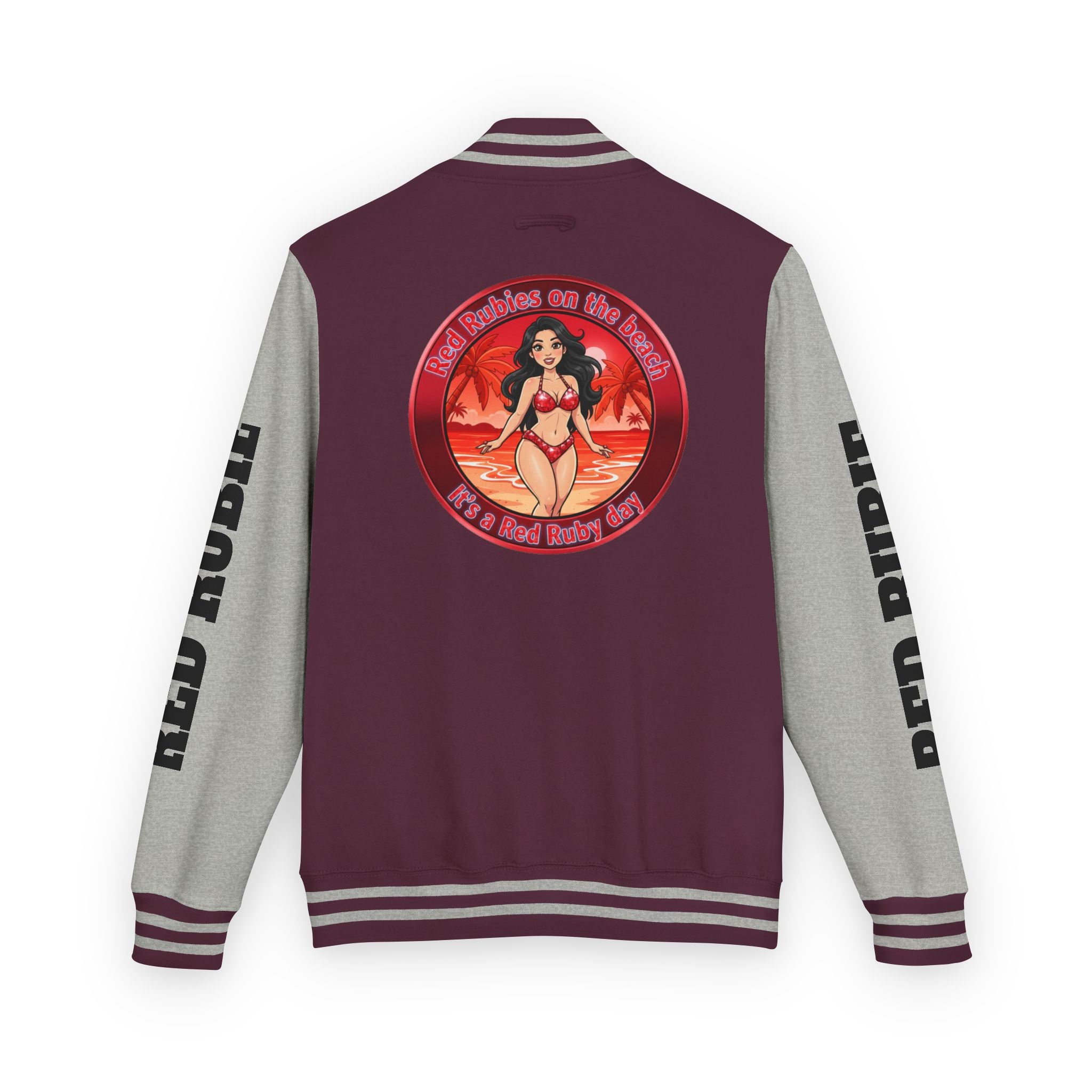 Letterman Jacket — 'It's A Red Rubie Day'- Varsity Jacket