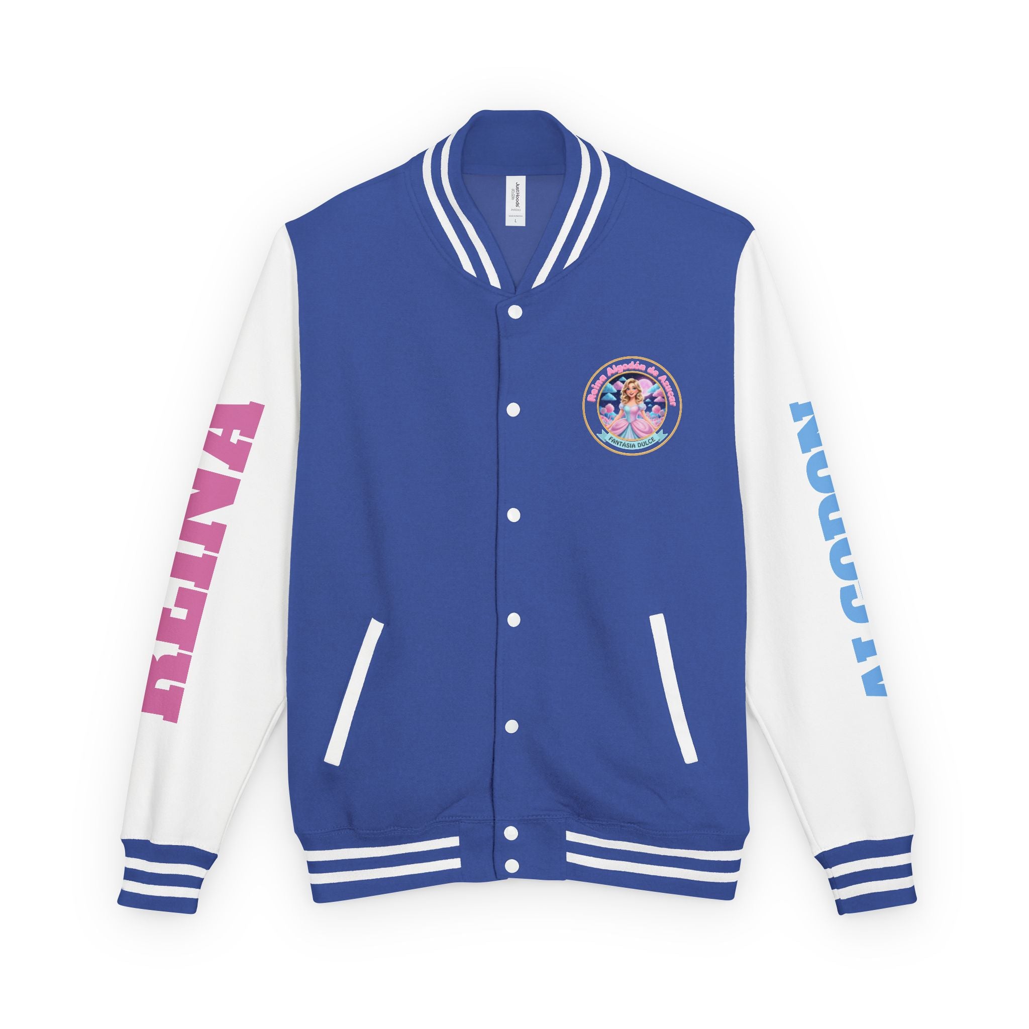 Letterman Jacket — Reina Algodón de Azucar-  Circle Logo