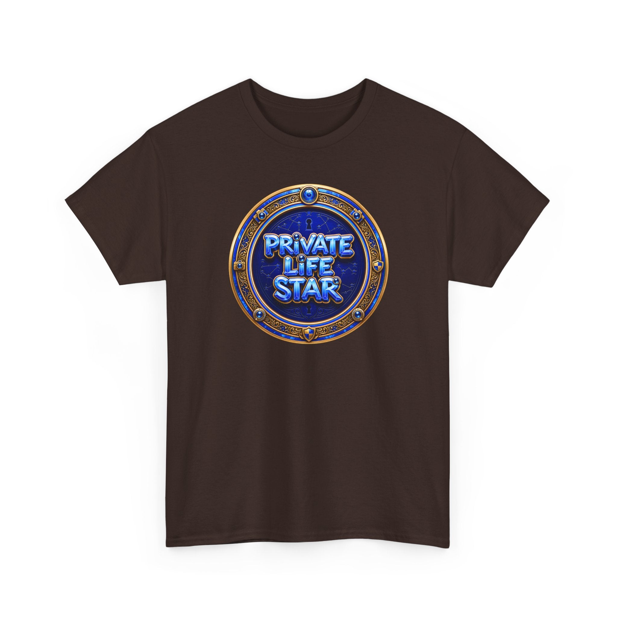 "Private Life Star" T-Shirt — Retro Badge Graphic Tee