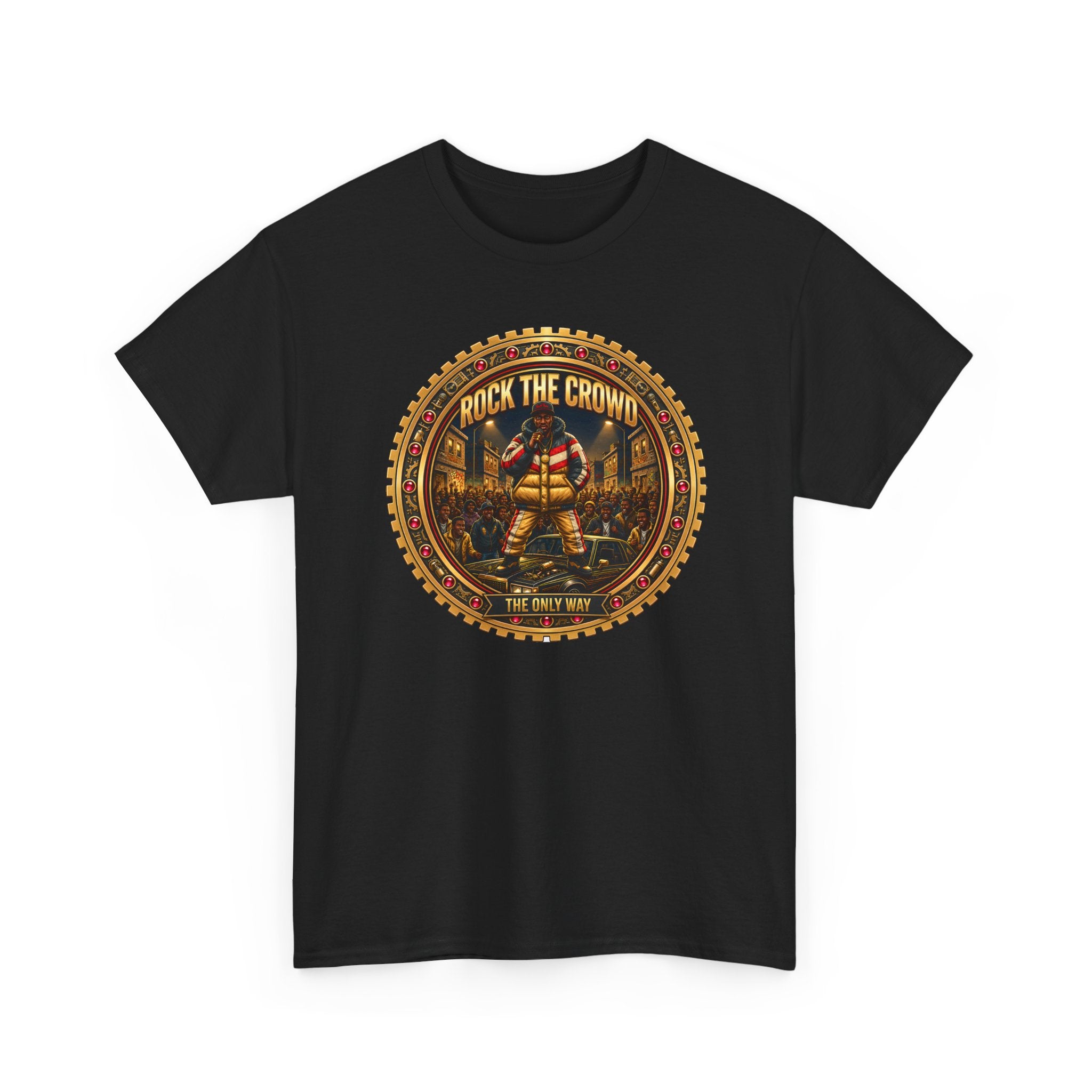 "Rock the Crowd" Tee — Vintage Concert Graphic Shirt