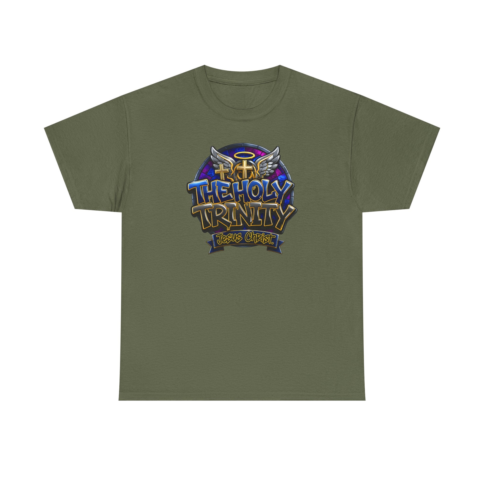 The Holy Trinity Tee — Christian Faith Graphic T-Shirt