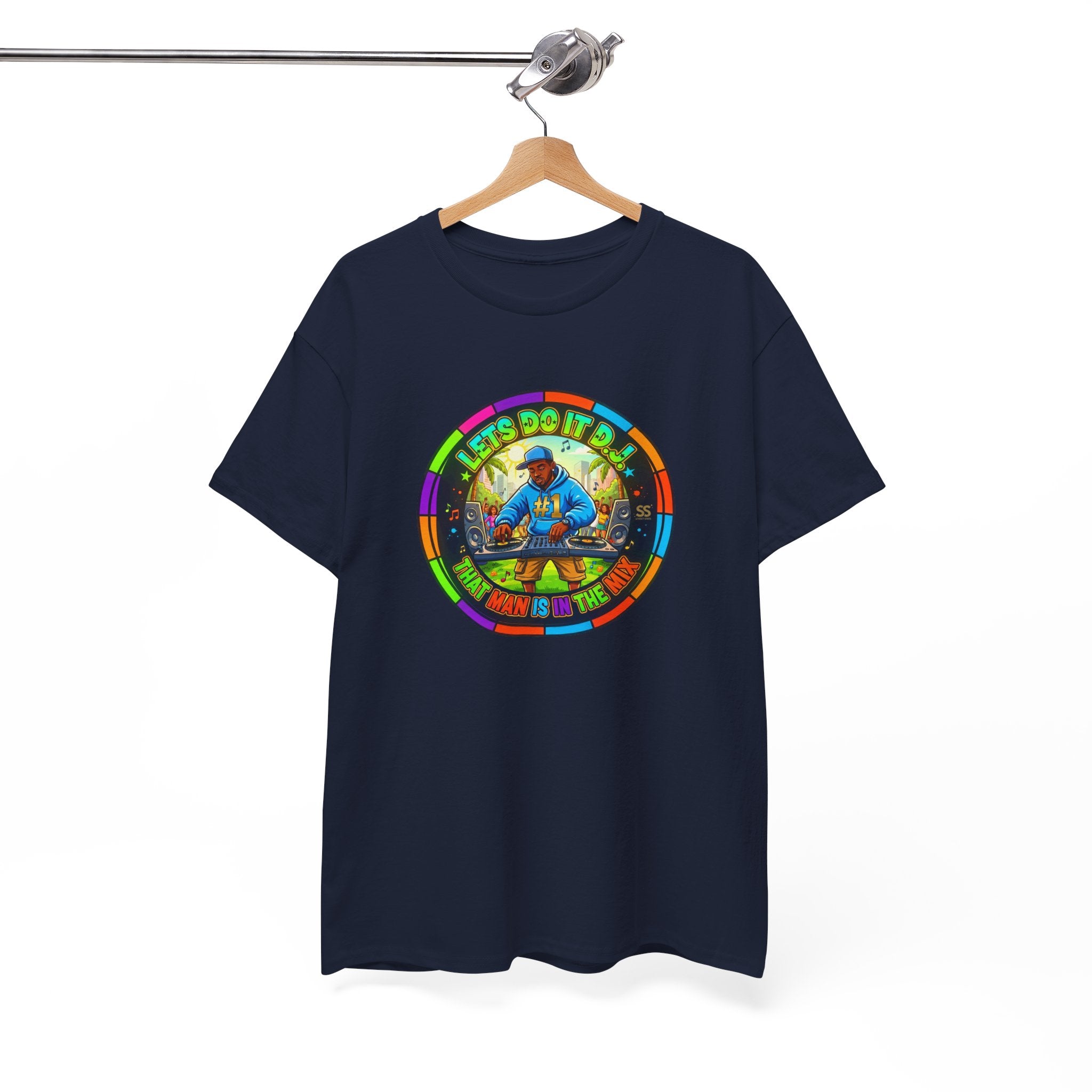 T-Shirt — "Let's Do It Dj!" Retro Camper Road Trip Graphic Tee