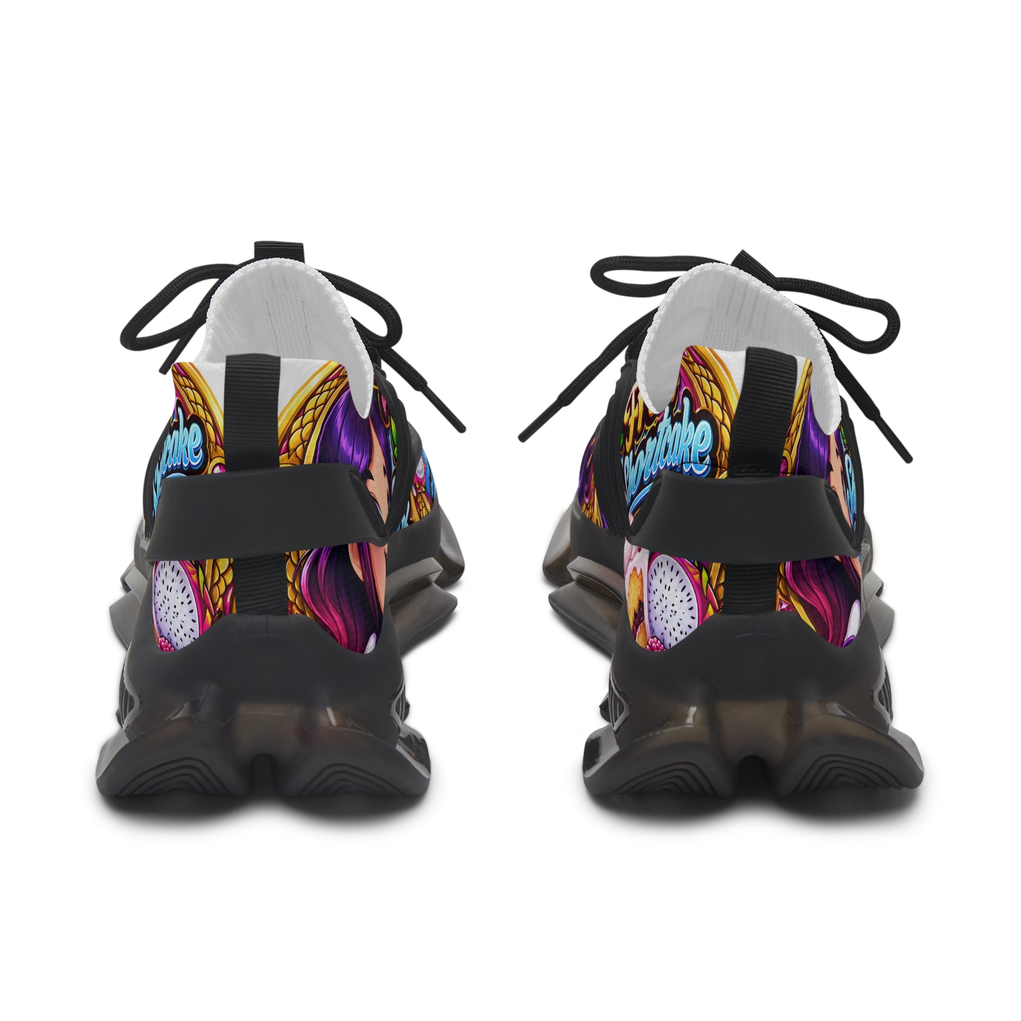 "Dragon Fruit Shortcake "Sneakers — Colorful Women's Mesh Athletic Shoes
