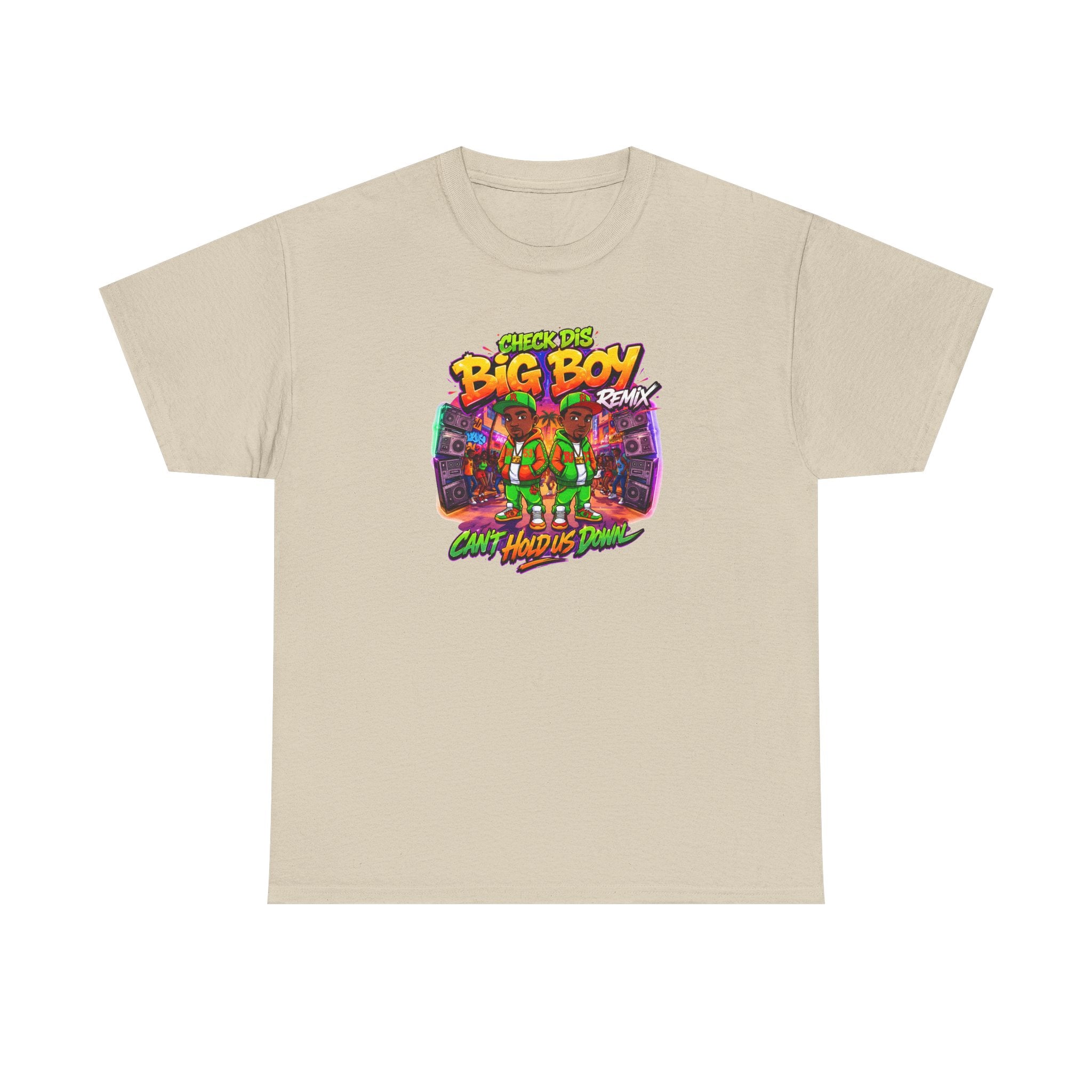 T-Shirt — " Check Dis Big Boy Remix" Retro Arcade Graphic Tee