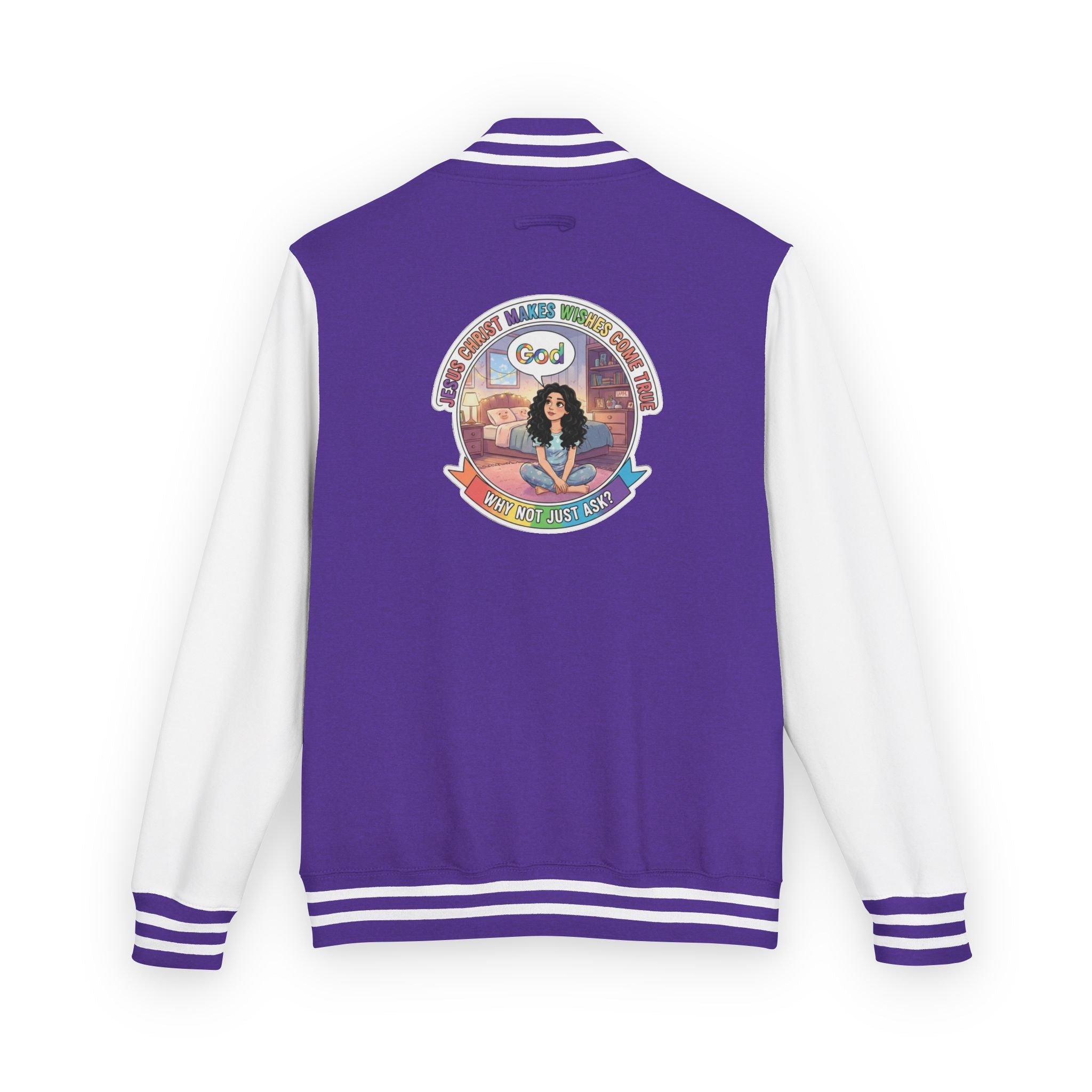 Spiritual Soul Seeker – "I Choose God" Inspirational — Retro Gamer Club Varsity Jacket
