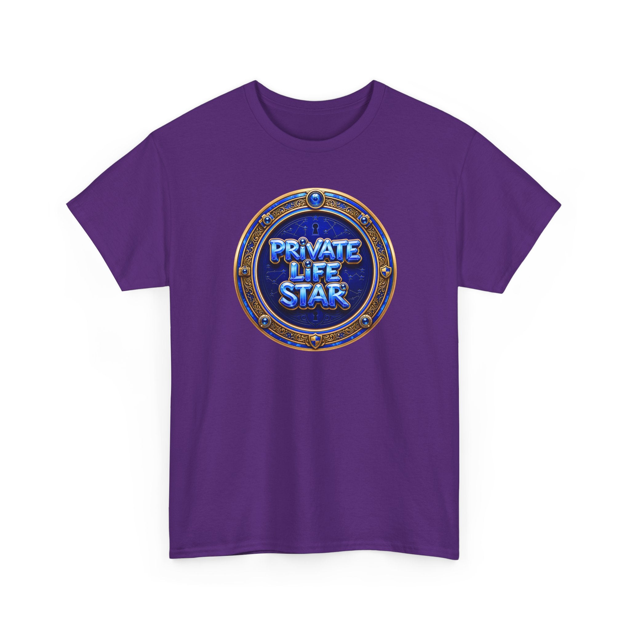 "Private Life Star" T-Shirt — Retro Badge Graphic Tee