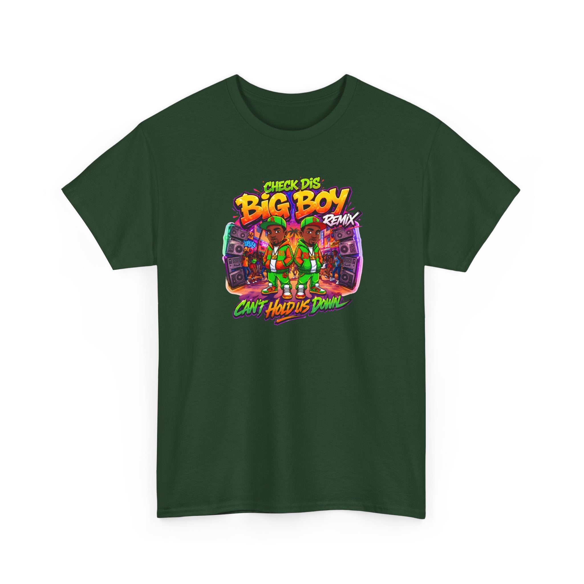 T-Shirt — " Check Dis Big Boy Remix" Retro Arcade Graphic Tee