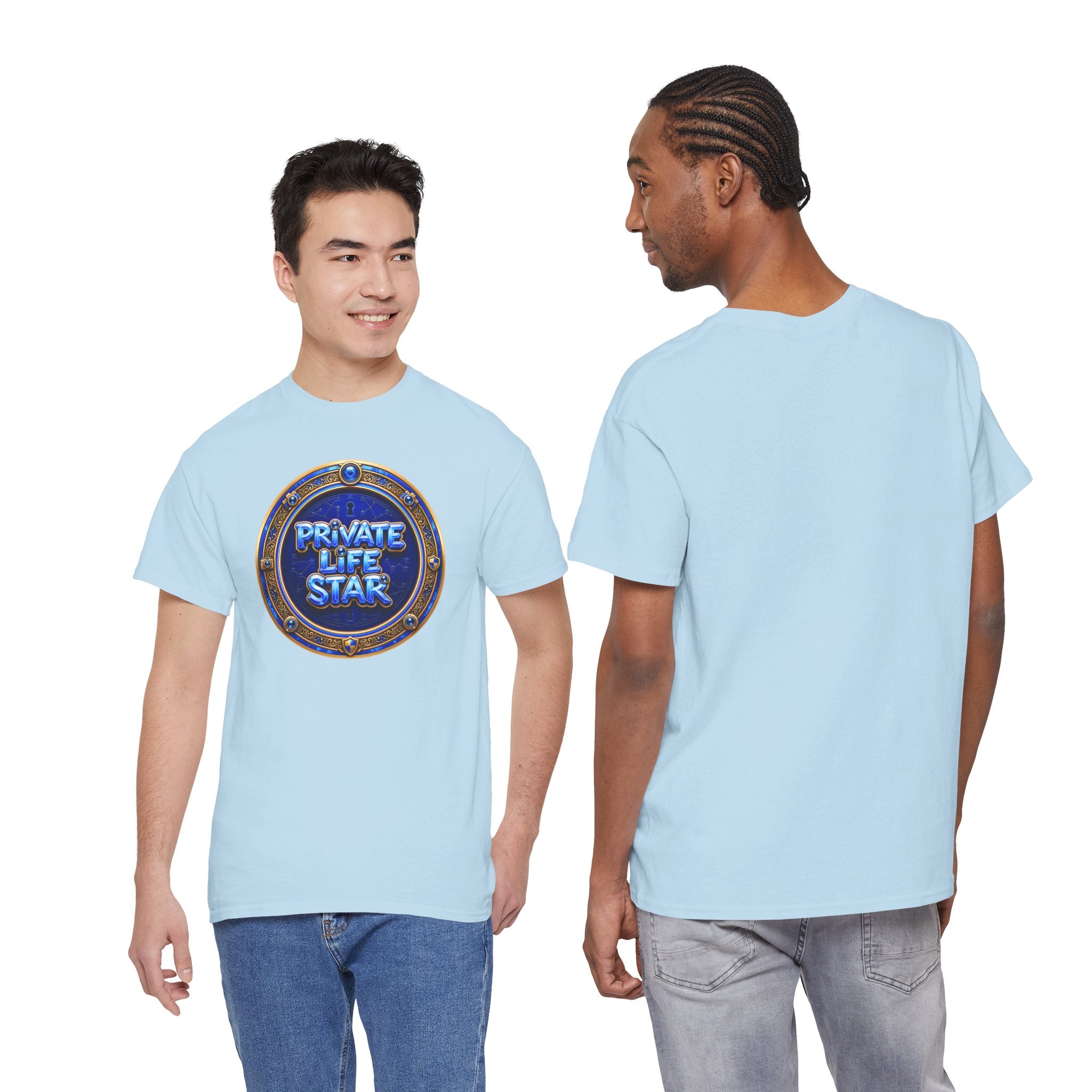 "Private Life Star" T-Shirt — Retro Badge Graphic Tee