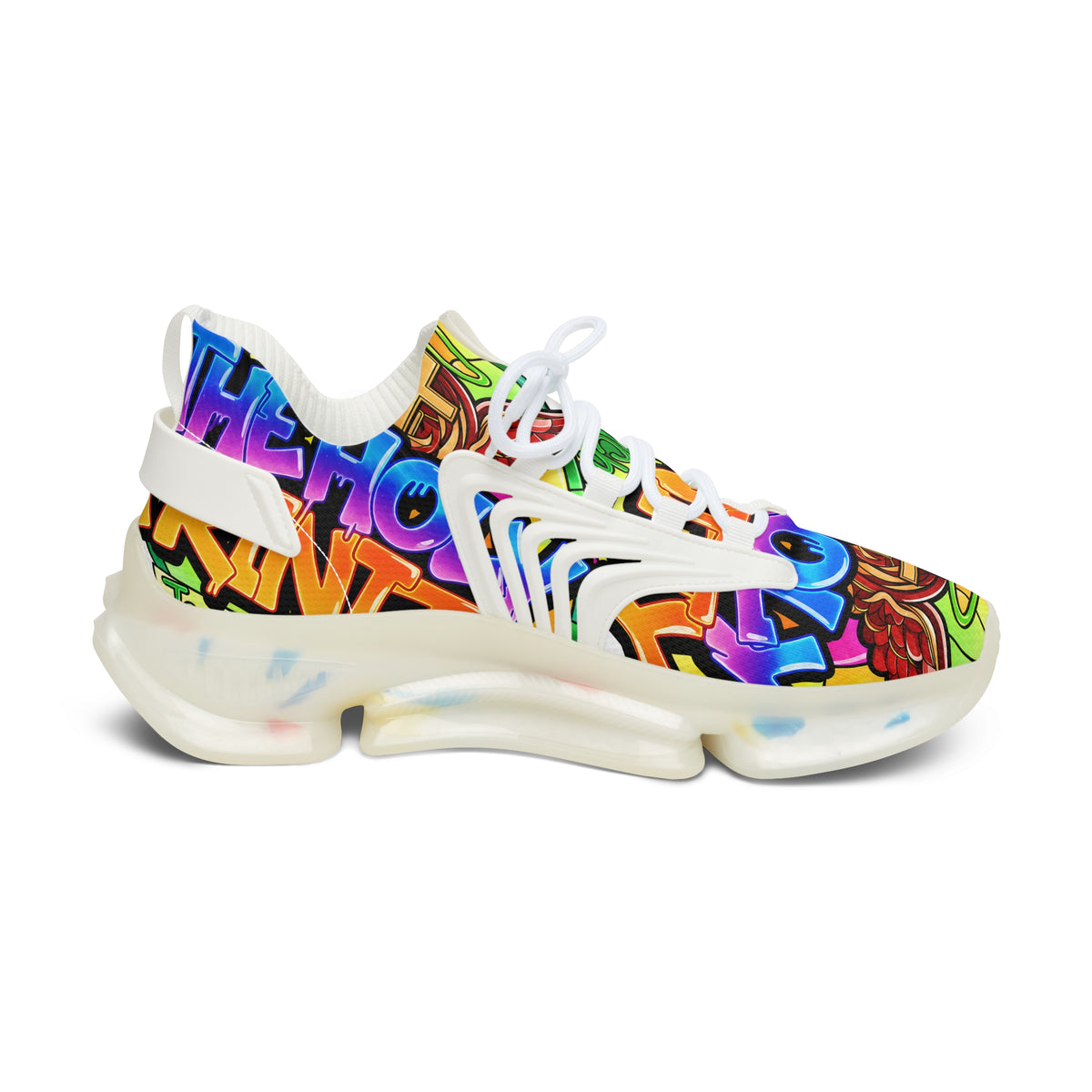 MEN'S Mesh Sneakers —" Holy Trinity " Colorful Graffiti Athletic Shoes