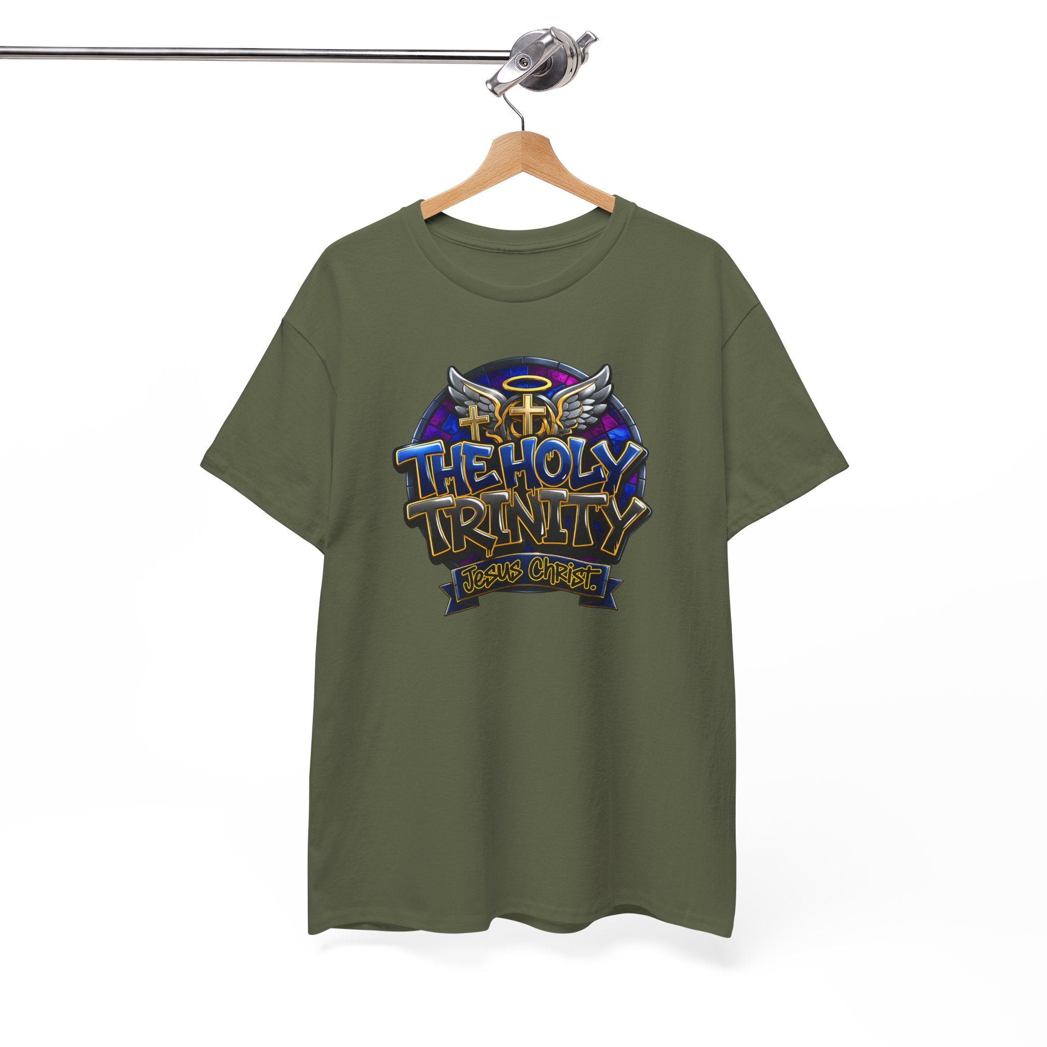 The Holy Trinity Tee — Christian Faith Graphic T-Shirt