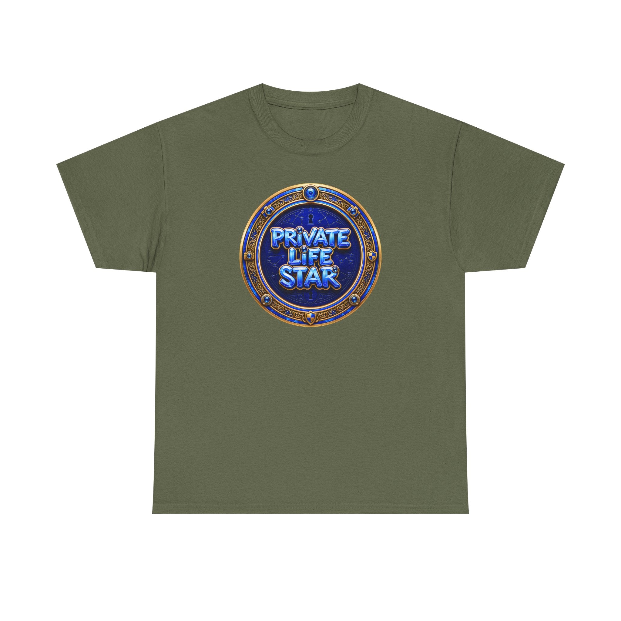 "Private Life Star" T-Shirt — Retro Badge Graphic Tee