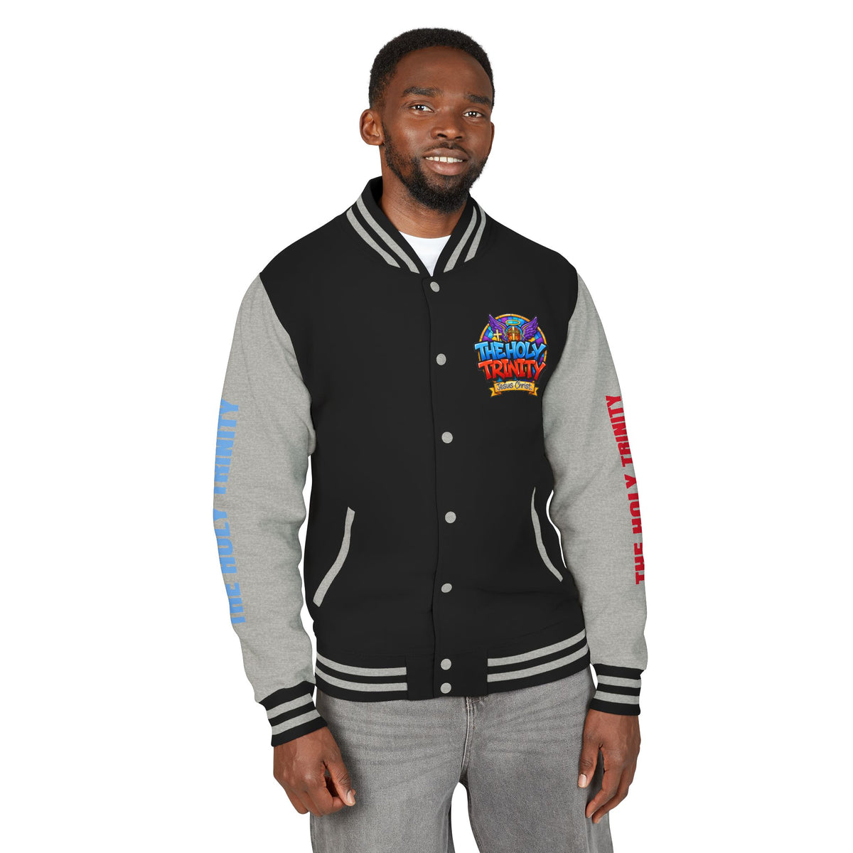 Letterman Jacket — "The Holy Trinity" Christian Varsity Jacket
