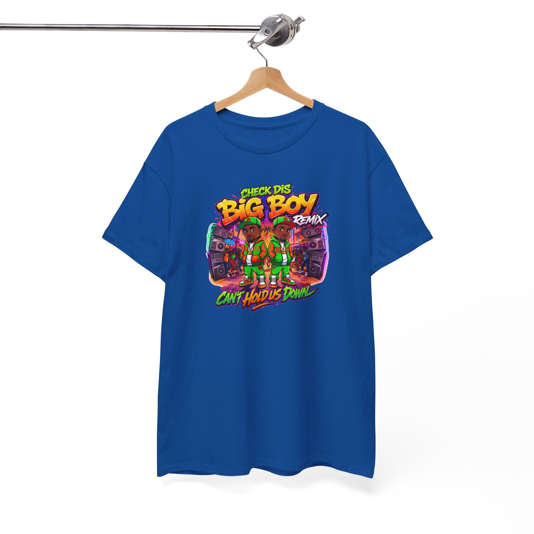 T-Shirt — " Check Dis Big Boy Remix" Retro Arcade Graphic Tee