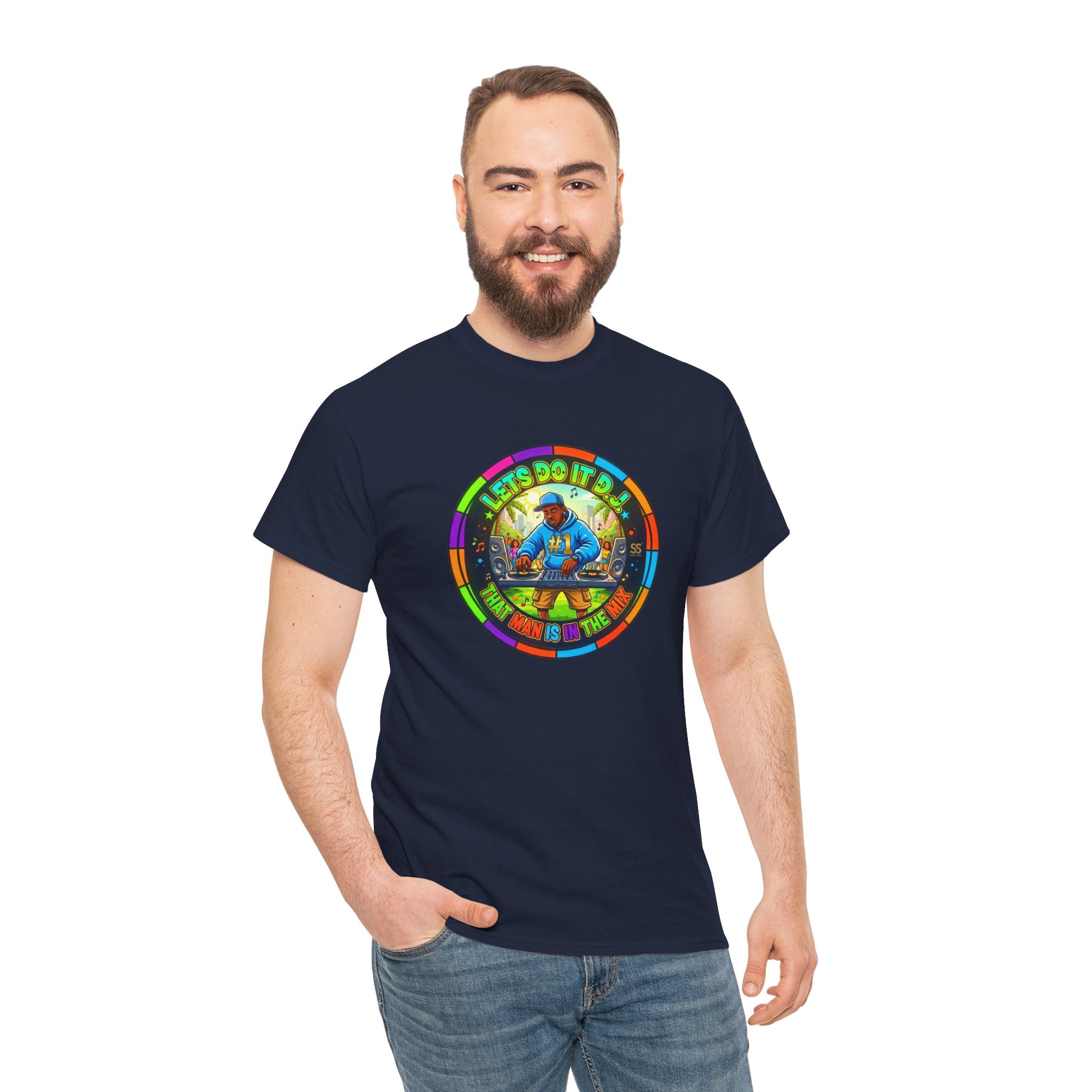 T-Shirt — "Let's Do It Dj!" Retro Camper Road Trip Graphic Tee